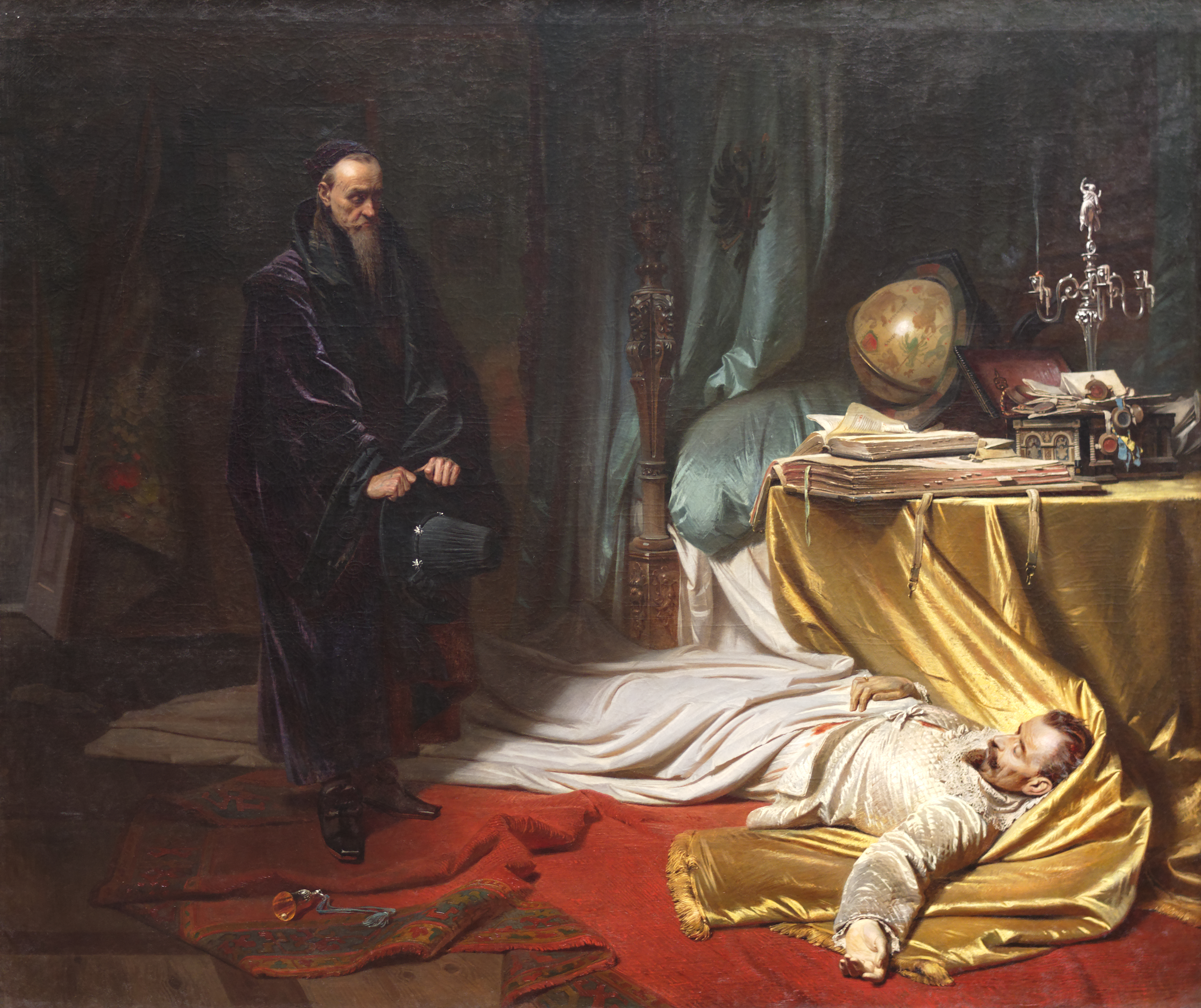 Seni at the dead body of Wallenstein