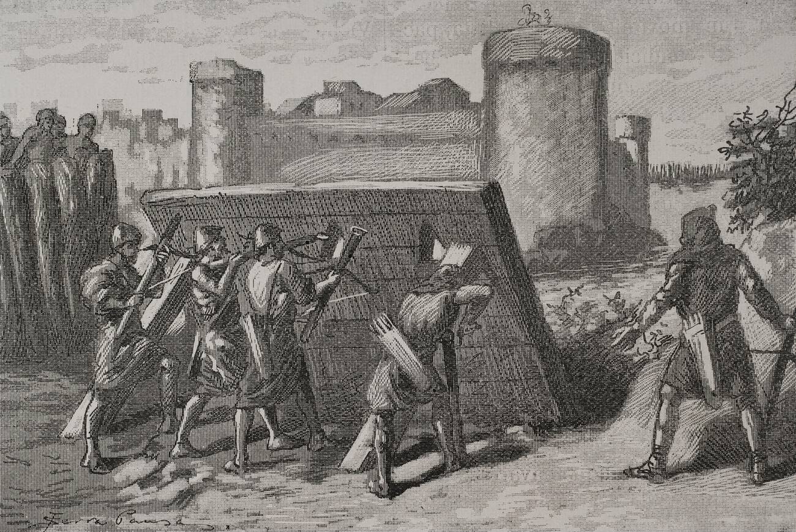 Siege of Barcelona by Louis the Pious
