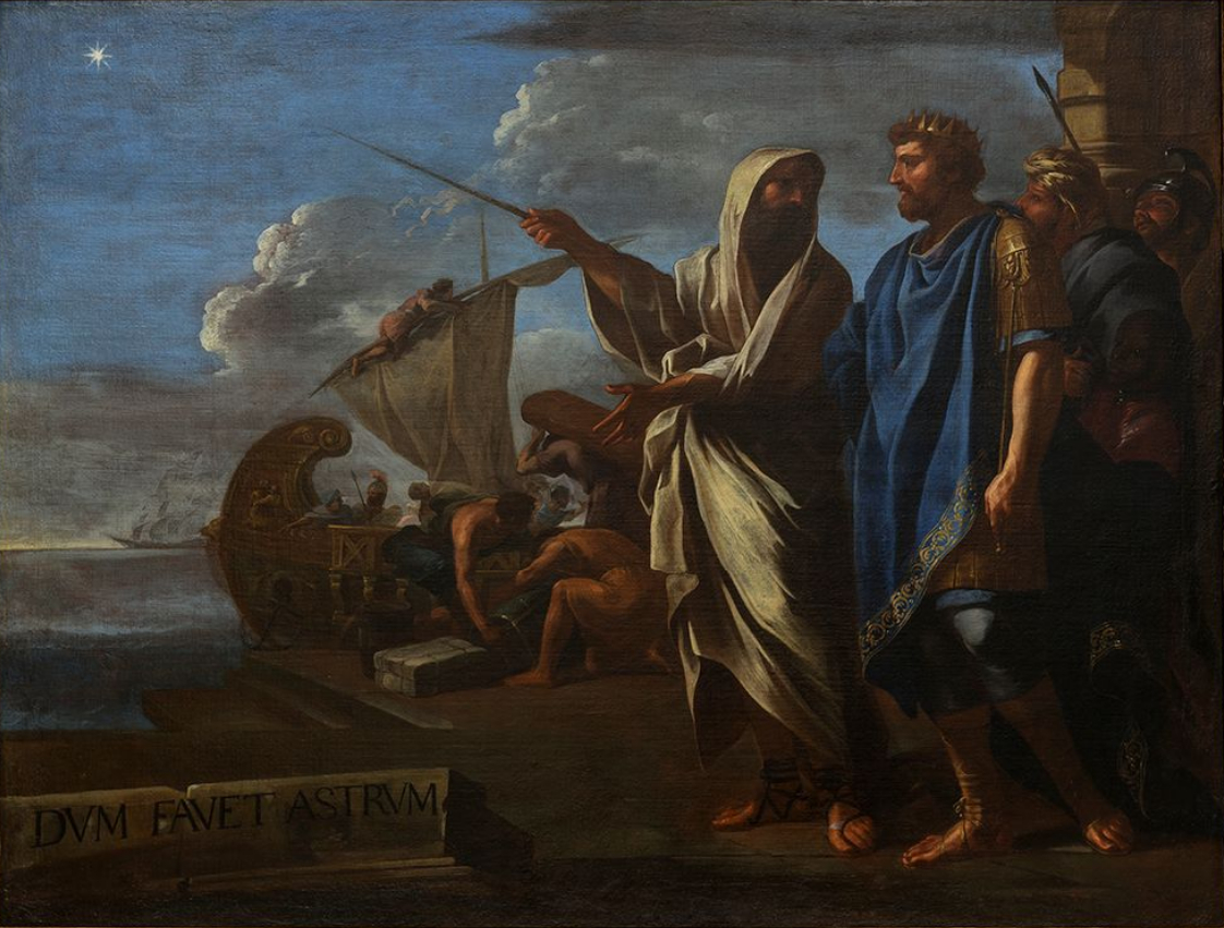 Alexander the Great consults an astrologer before embarking Jan Miel