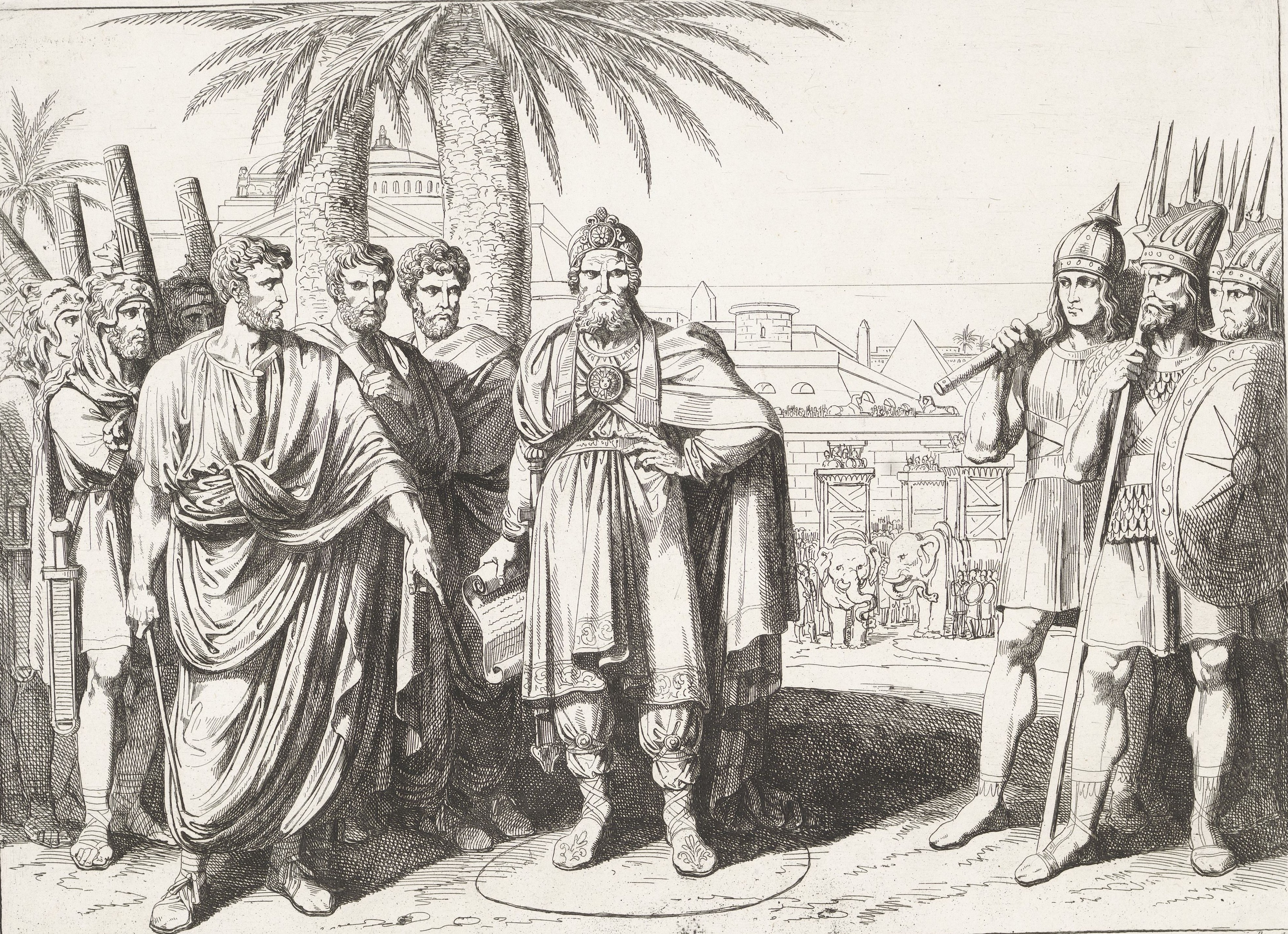 Gaius Popillius Laenas circles Antiochus s
