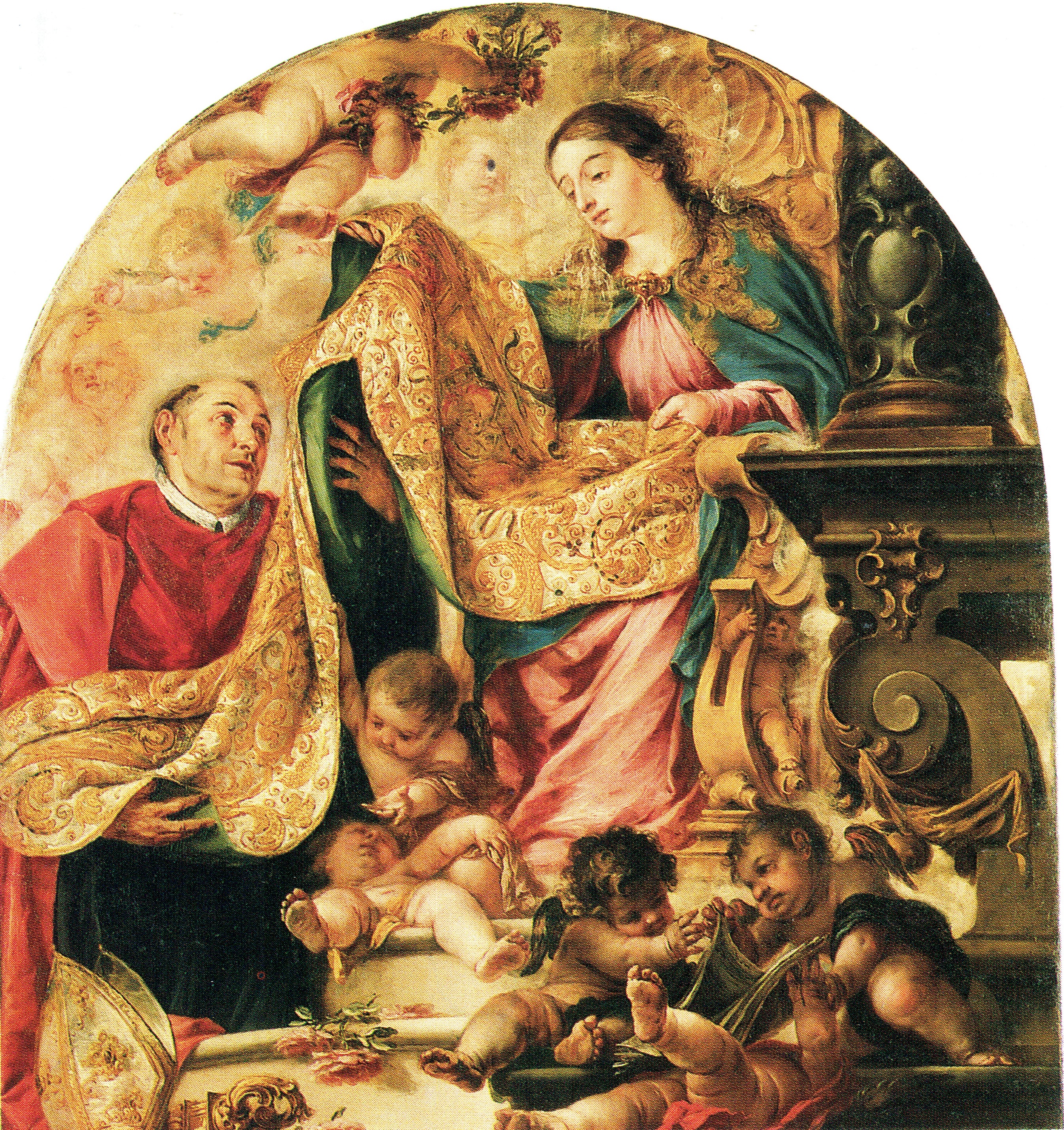 Imposition of the chasuble on Saint Ildephonsus