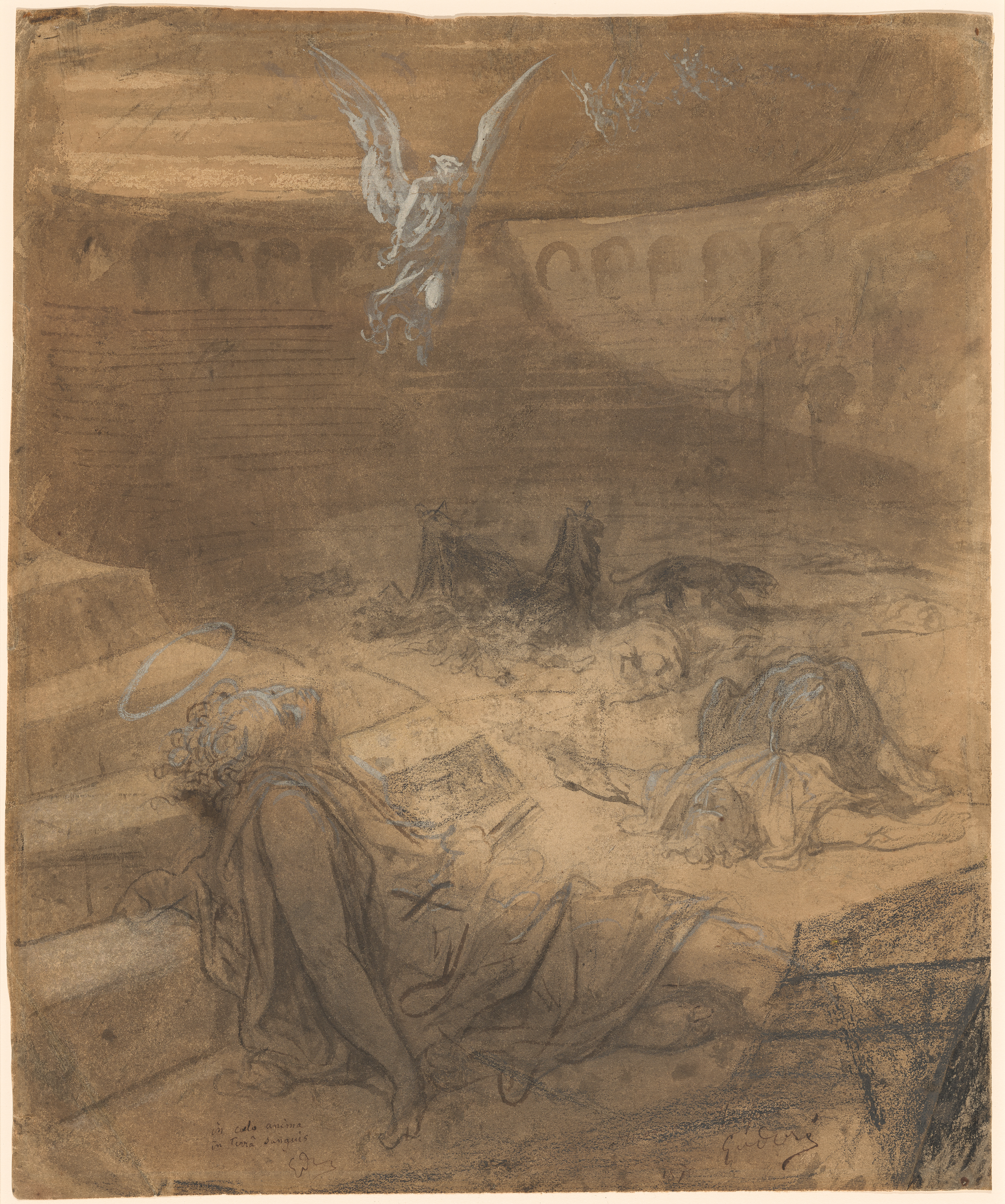 Christian Martyrs Gustave Doré 1869-1871, Allegorical