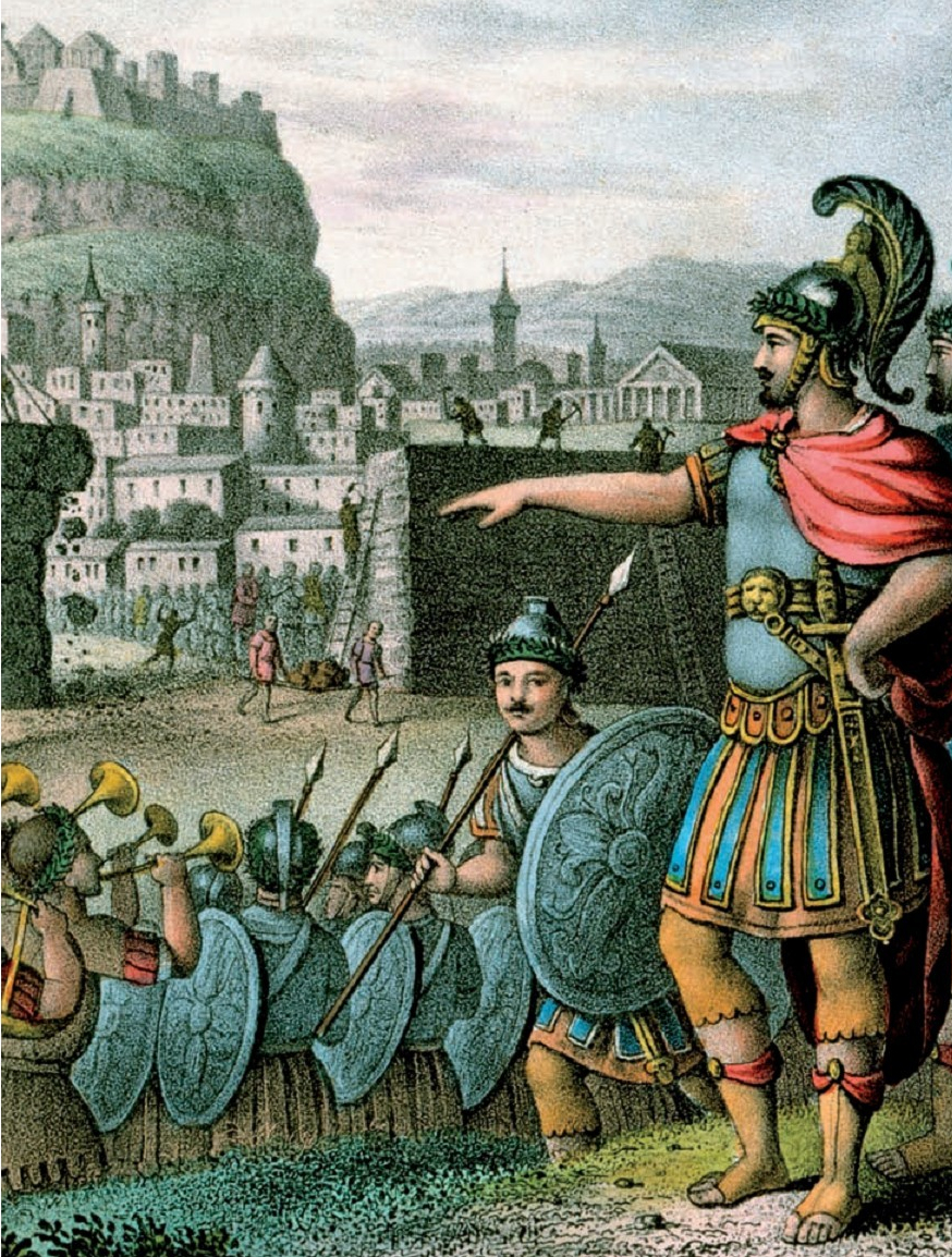 Lysander outside the walls of Athens