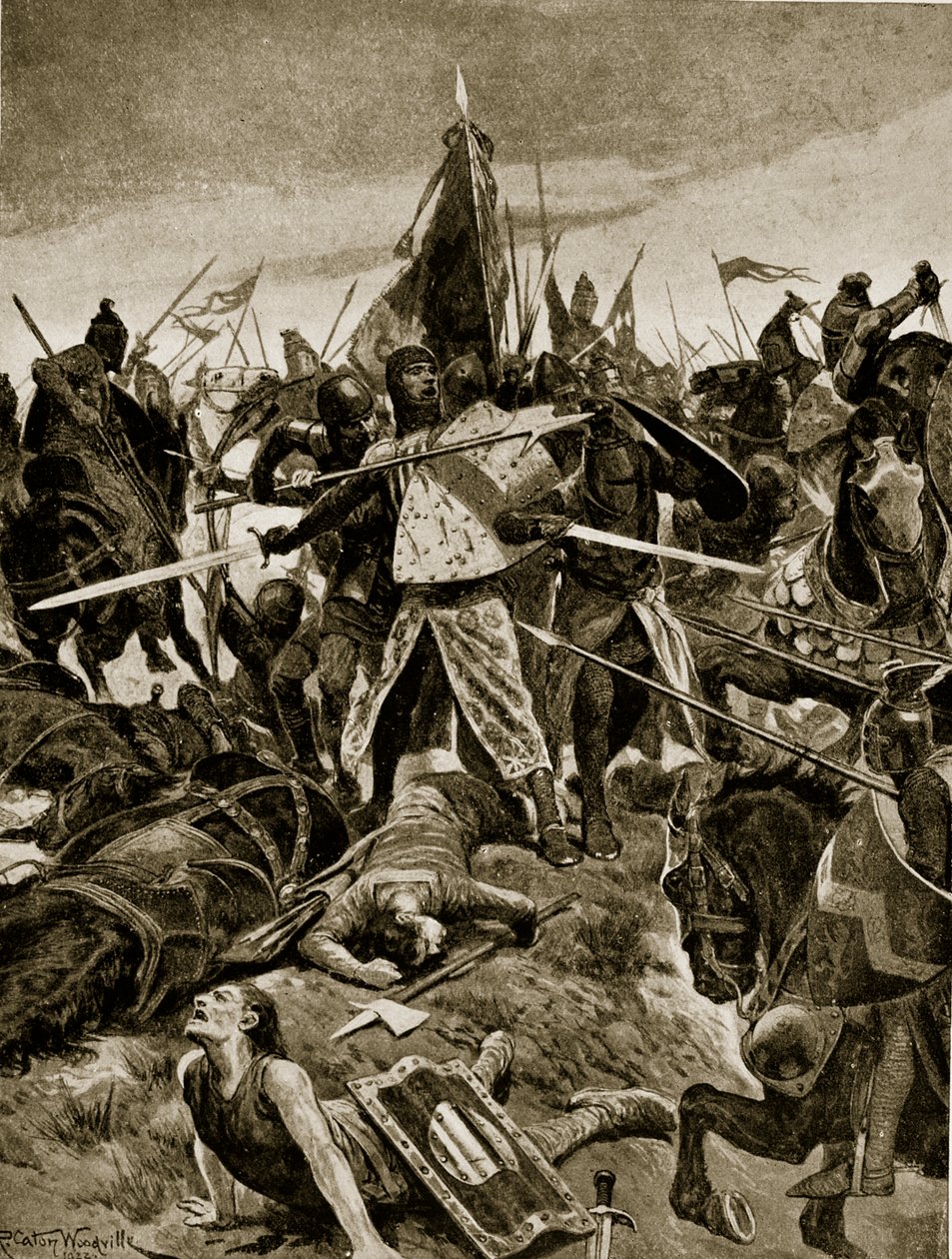 The last stand of De Montfort at Evesham