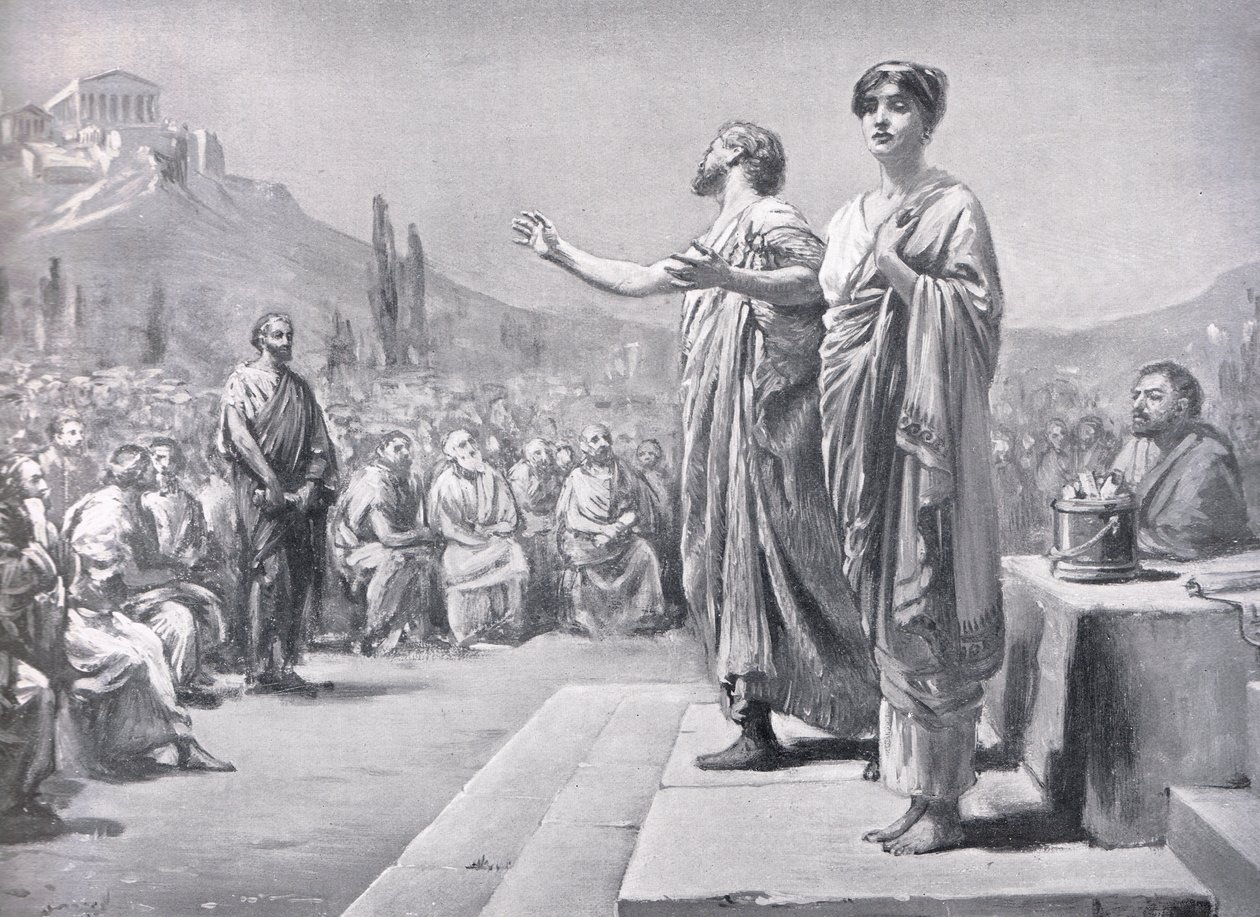 Pericles Pleading for Aspasia