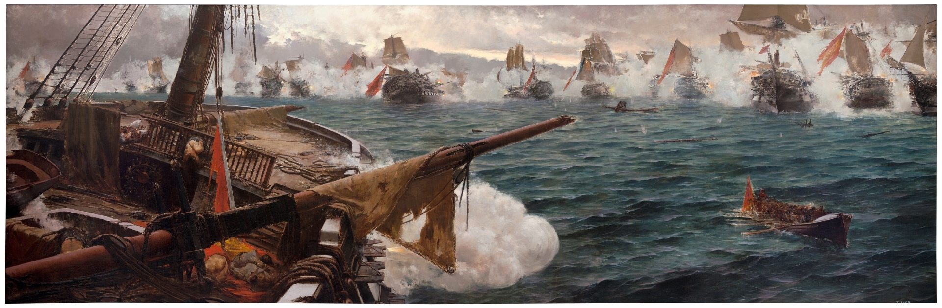 Naval battle of Trafalgar