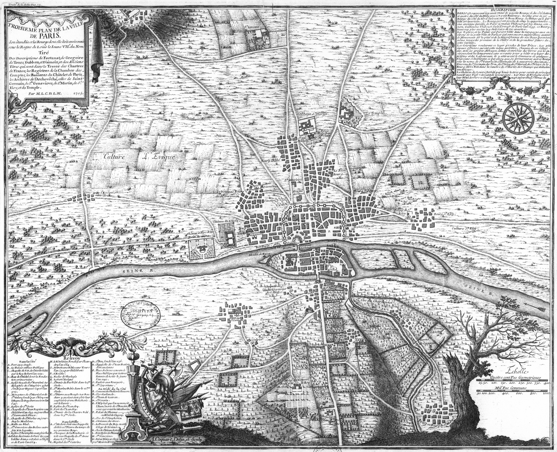 Plan of Paris 1180 (Smaller)