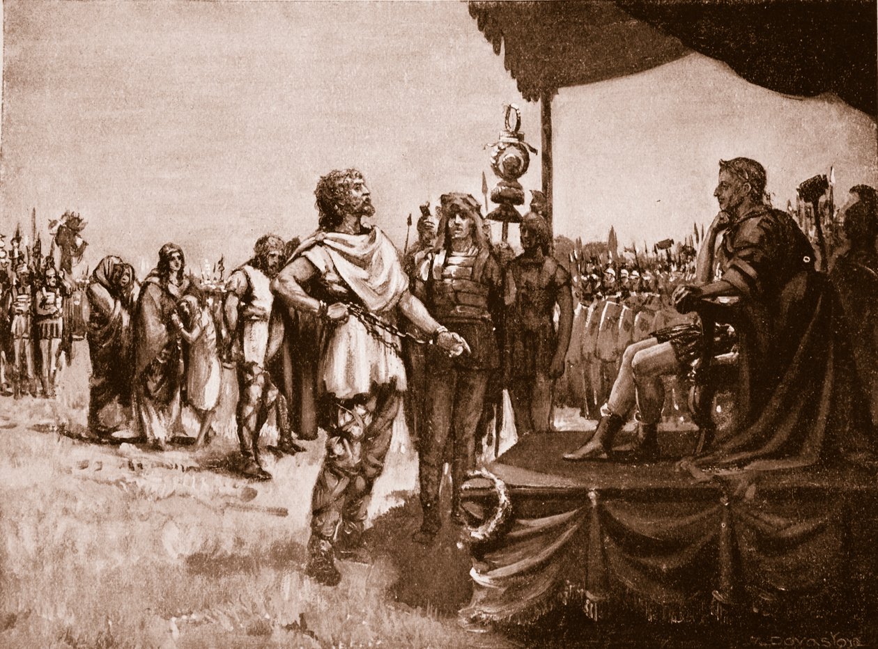 Caractacus before Claudius