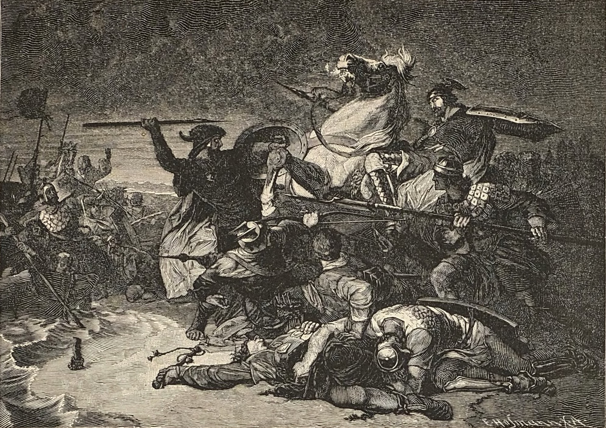 Count Arnulf falls before Regensburg in battle for Bavaria