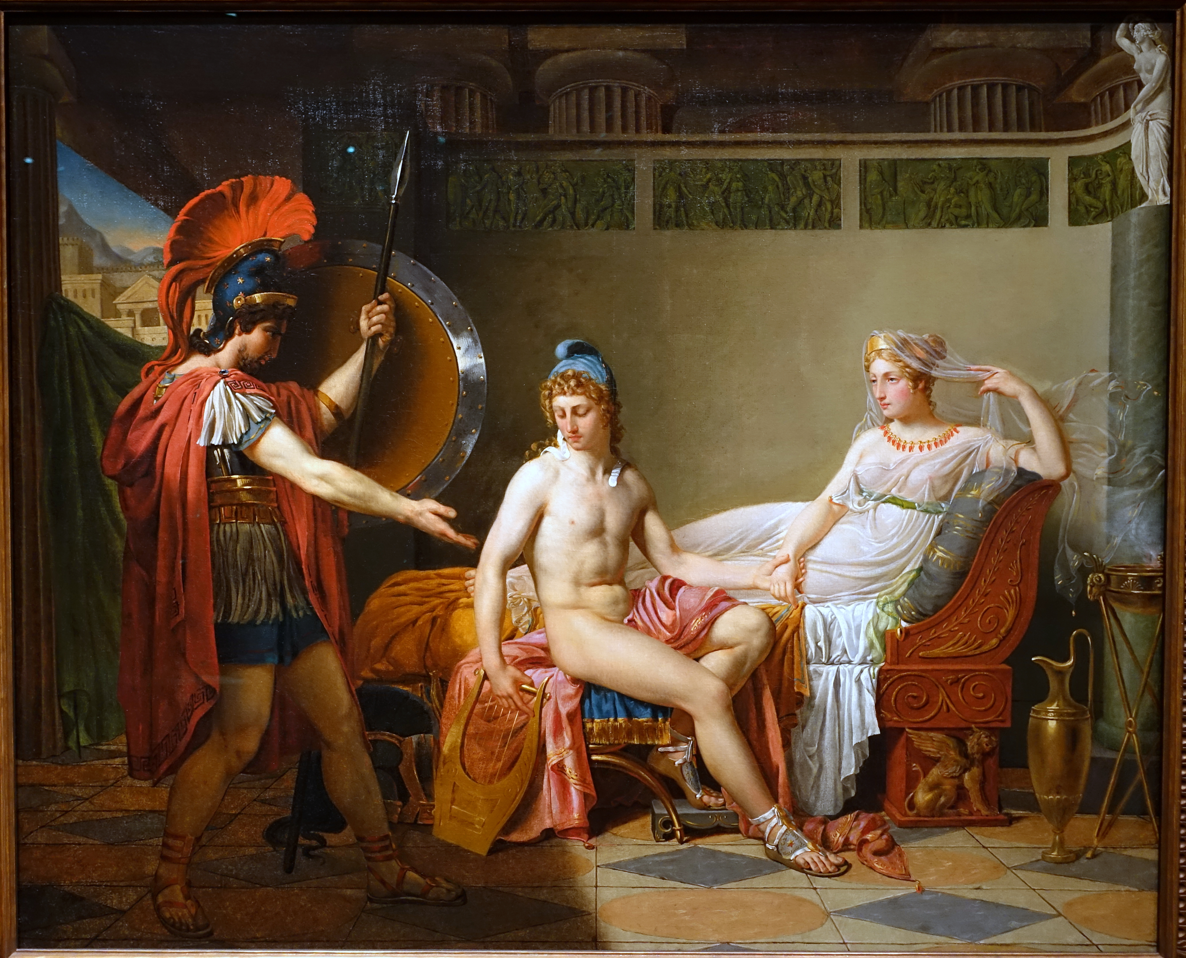 Hector Censuring Helen and Paris F. Hendrickx