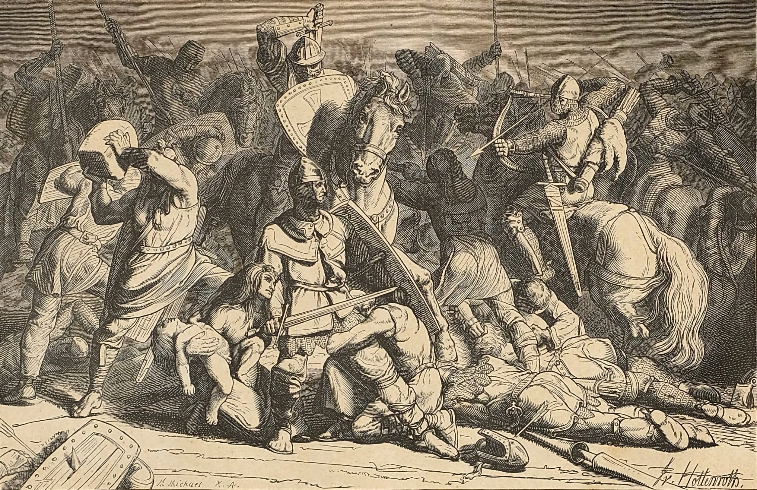 Downfall of Stedings in the battle of Altenesch
