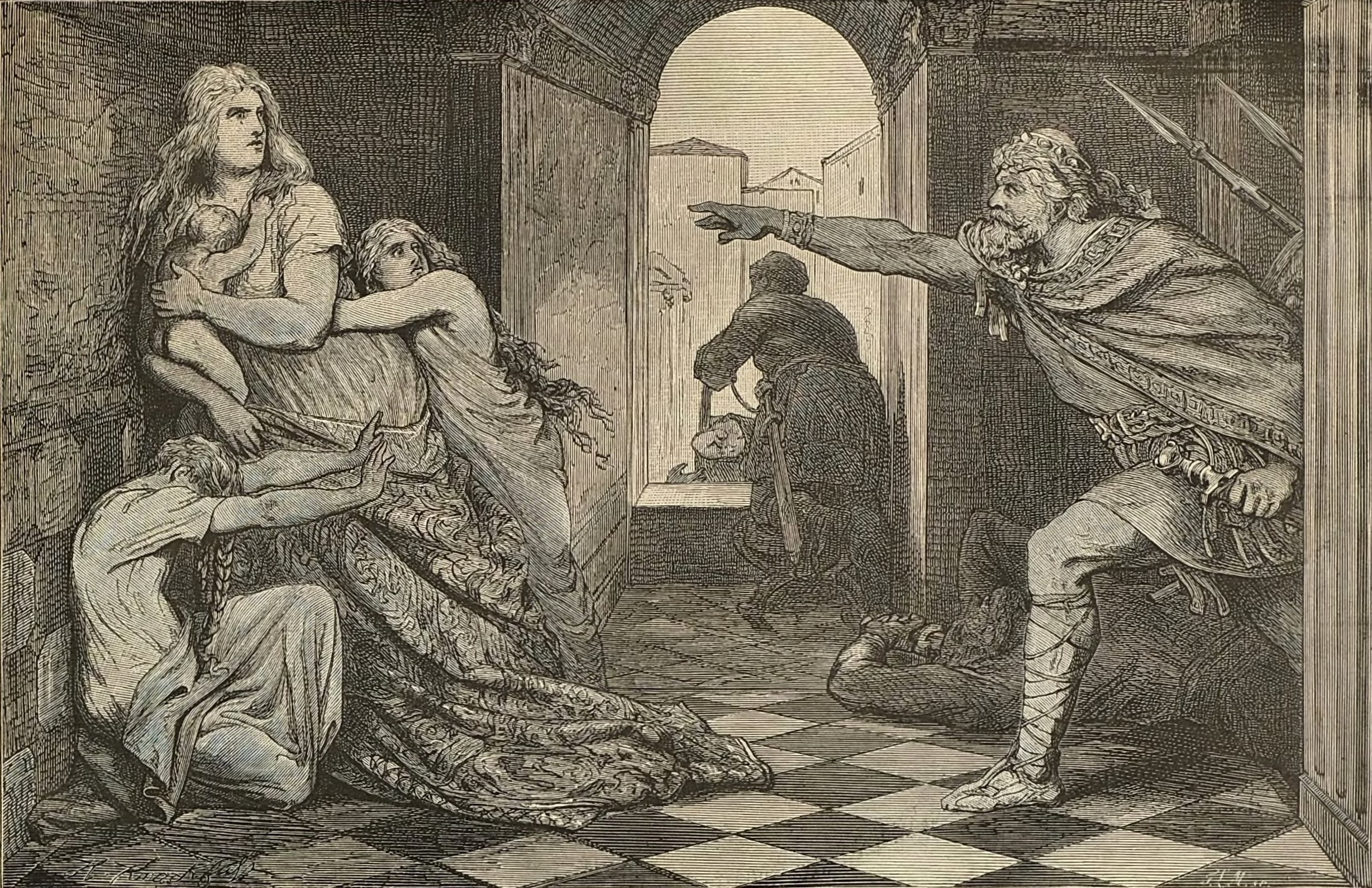 Brunhilda Surprised in Paris by Chilperich