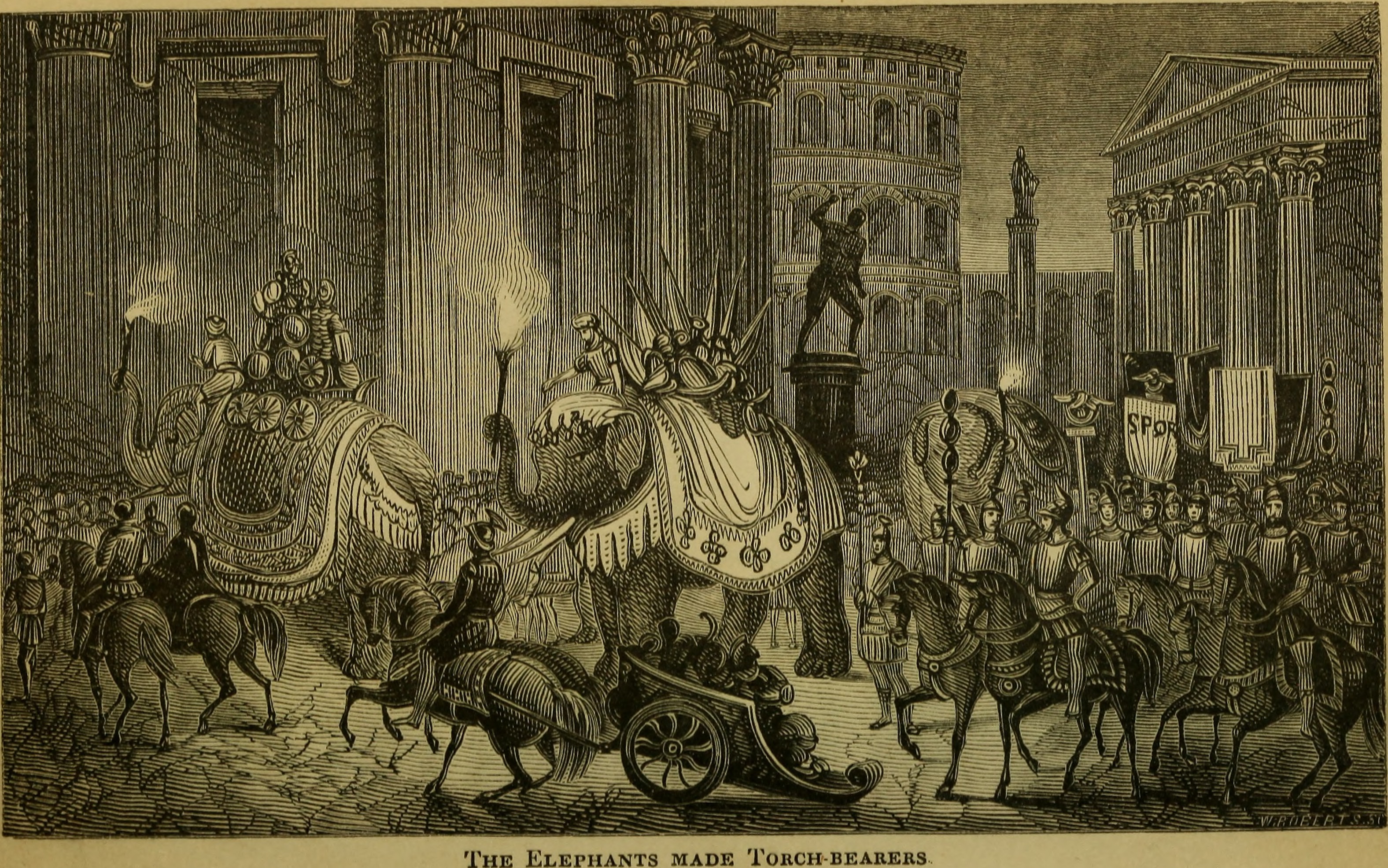 Elephants Made Torch-Bearers