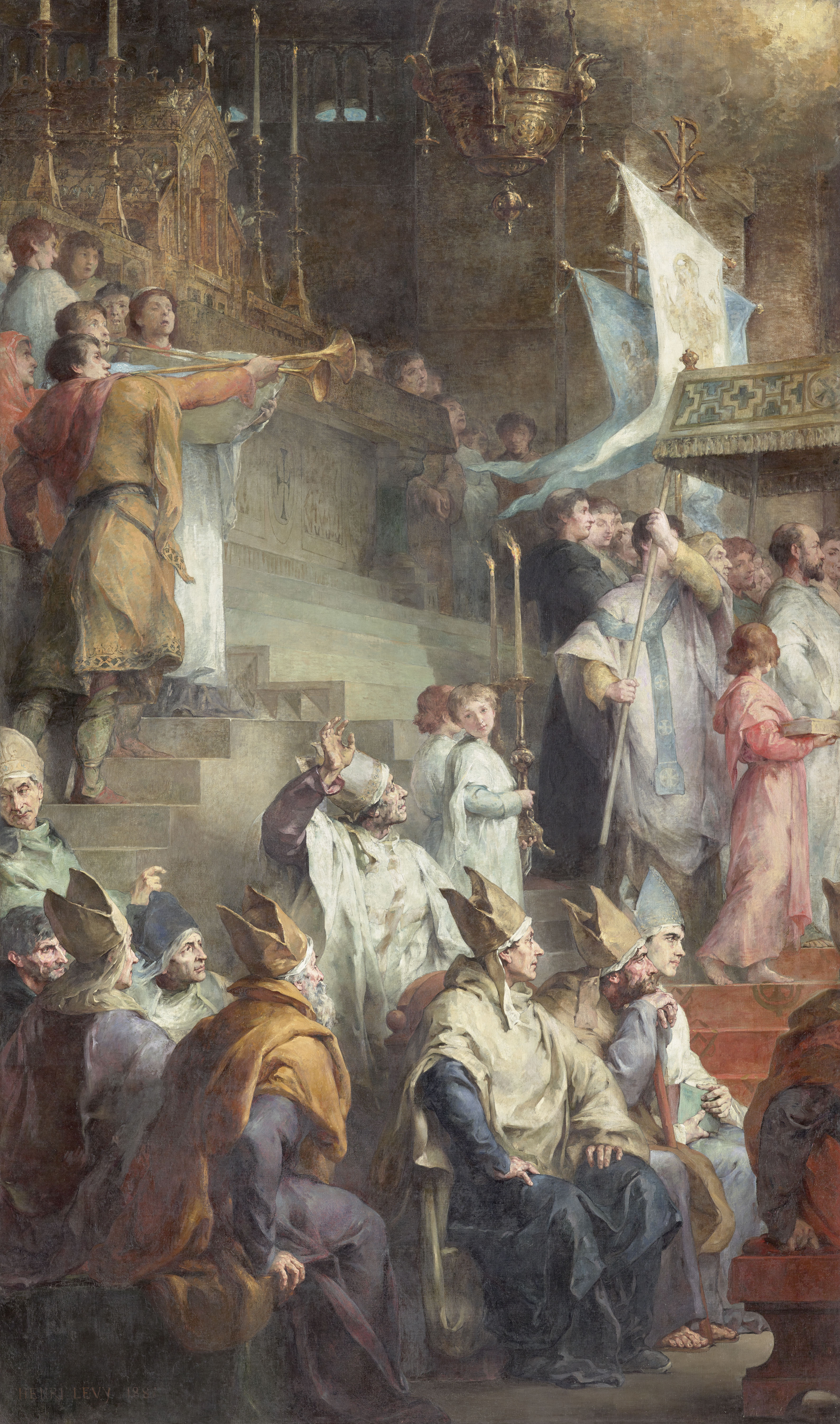 Coronation of Charlemagne (detail 1)
