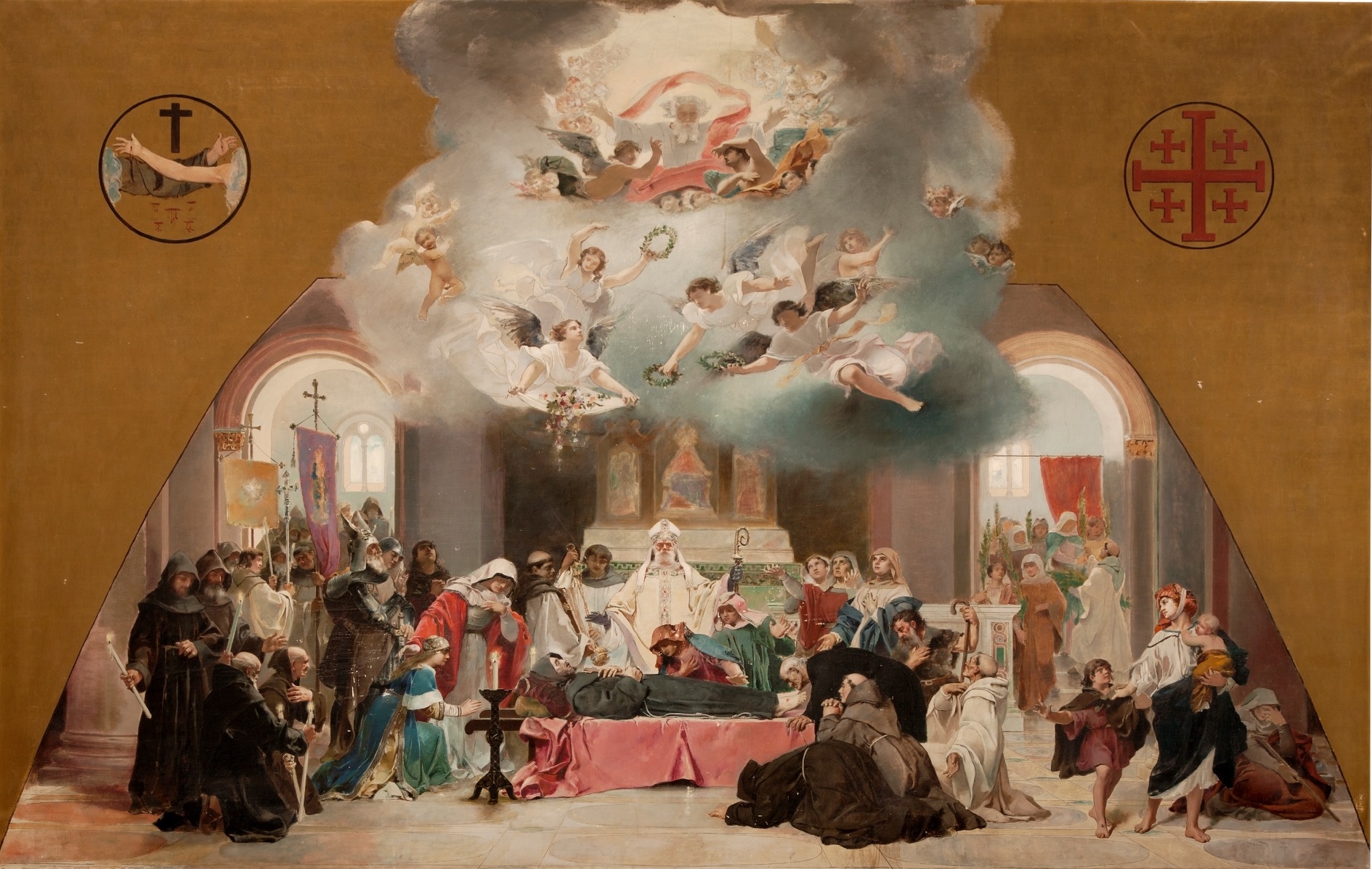 Death of Saint Francis of Assisi, the founder of the Franciscan Order