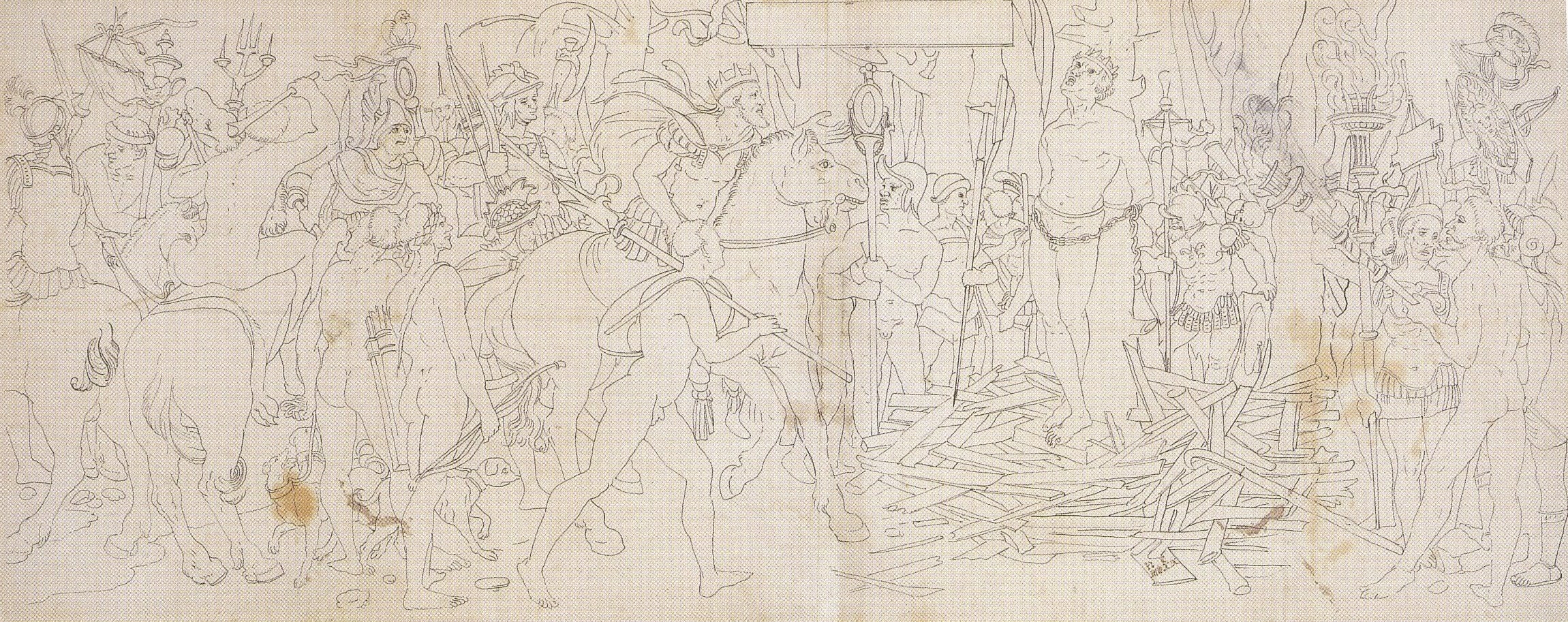 Croesus at the Stake, after Hans Holbein the Younger