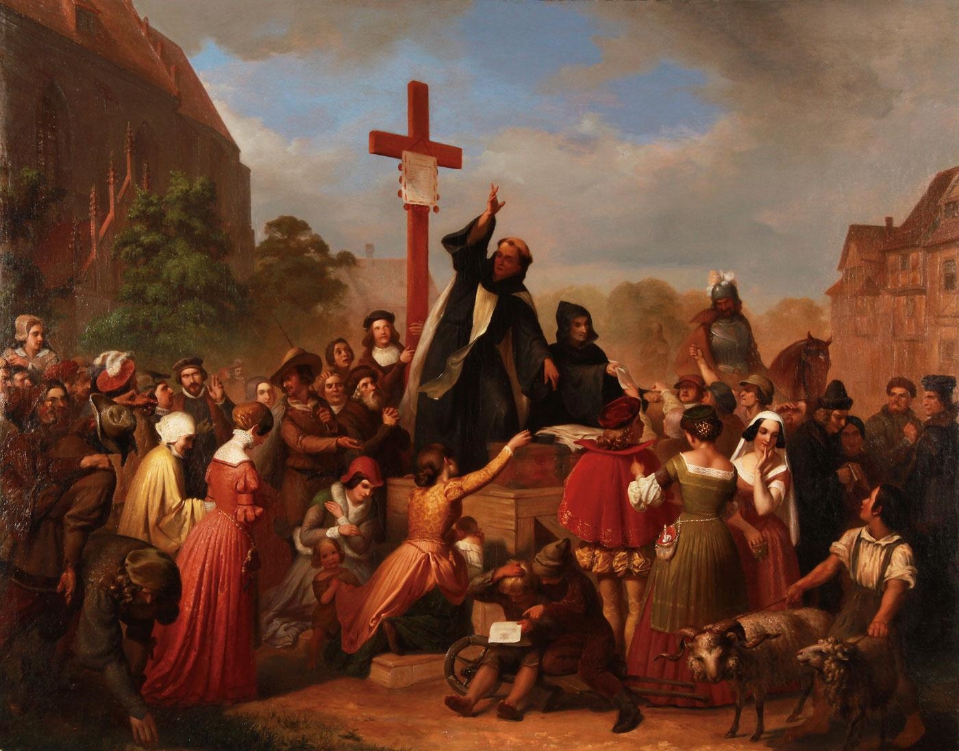 Friar Johann Tetzel Selling Indulgences
