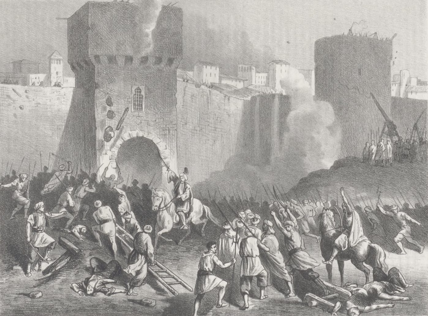 Conquest of Barcelona by Abd Rahman II