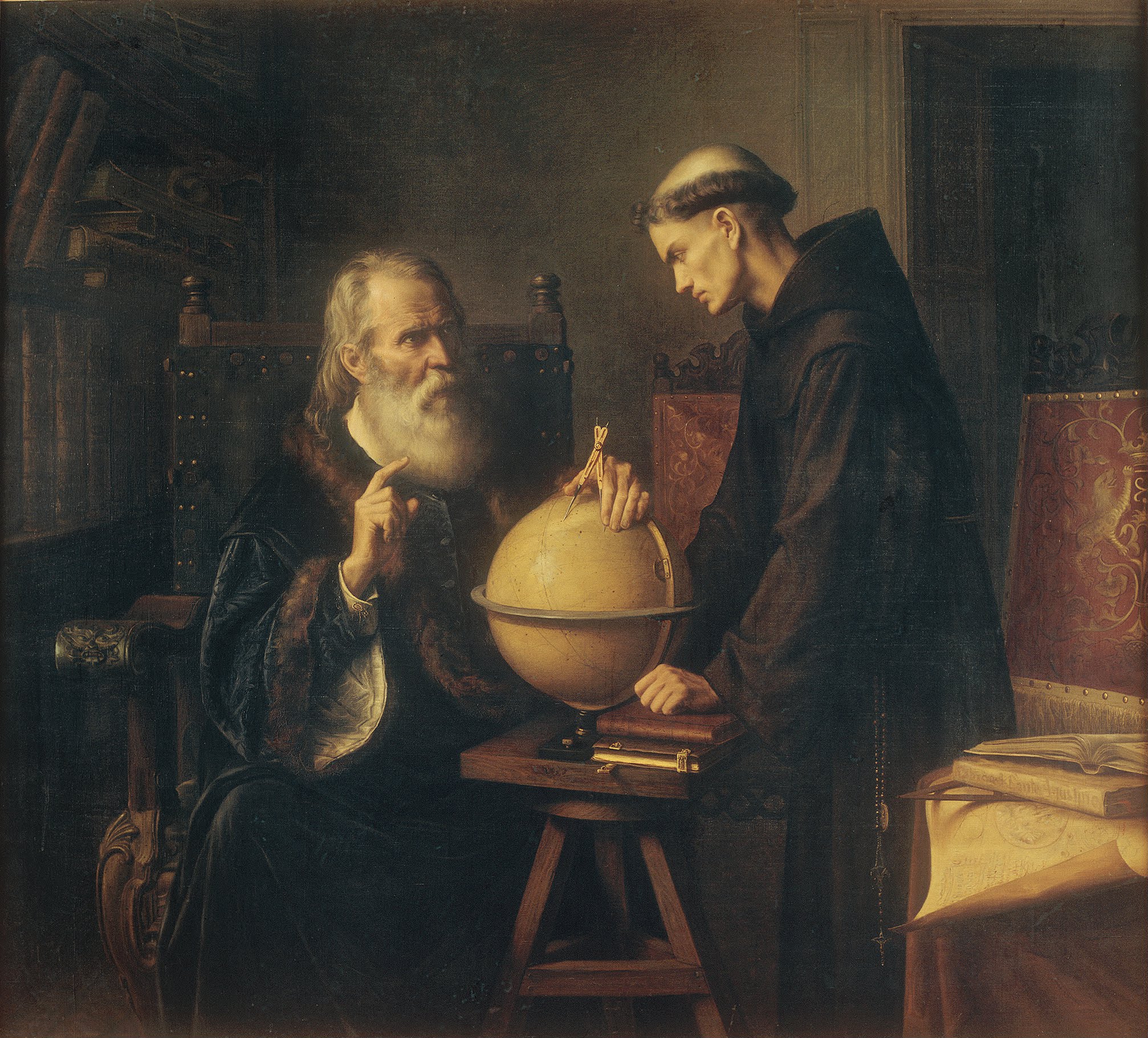 Galileo Demonstrating the New Astronomical Theories at the University of Padua