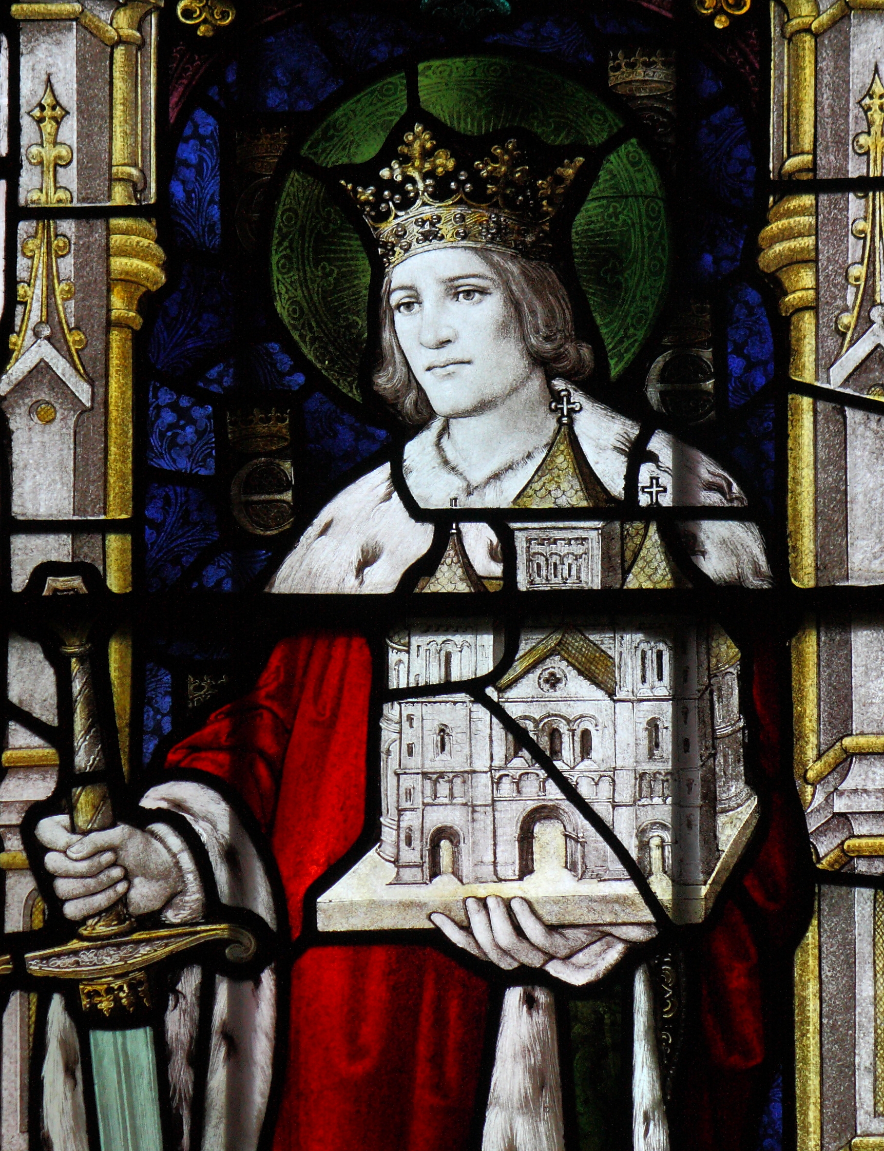 Saint King Edwin of Northumbria, St Mary, Sledmere, East Riding of Yorkshire