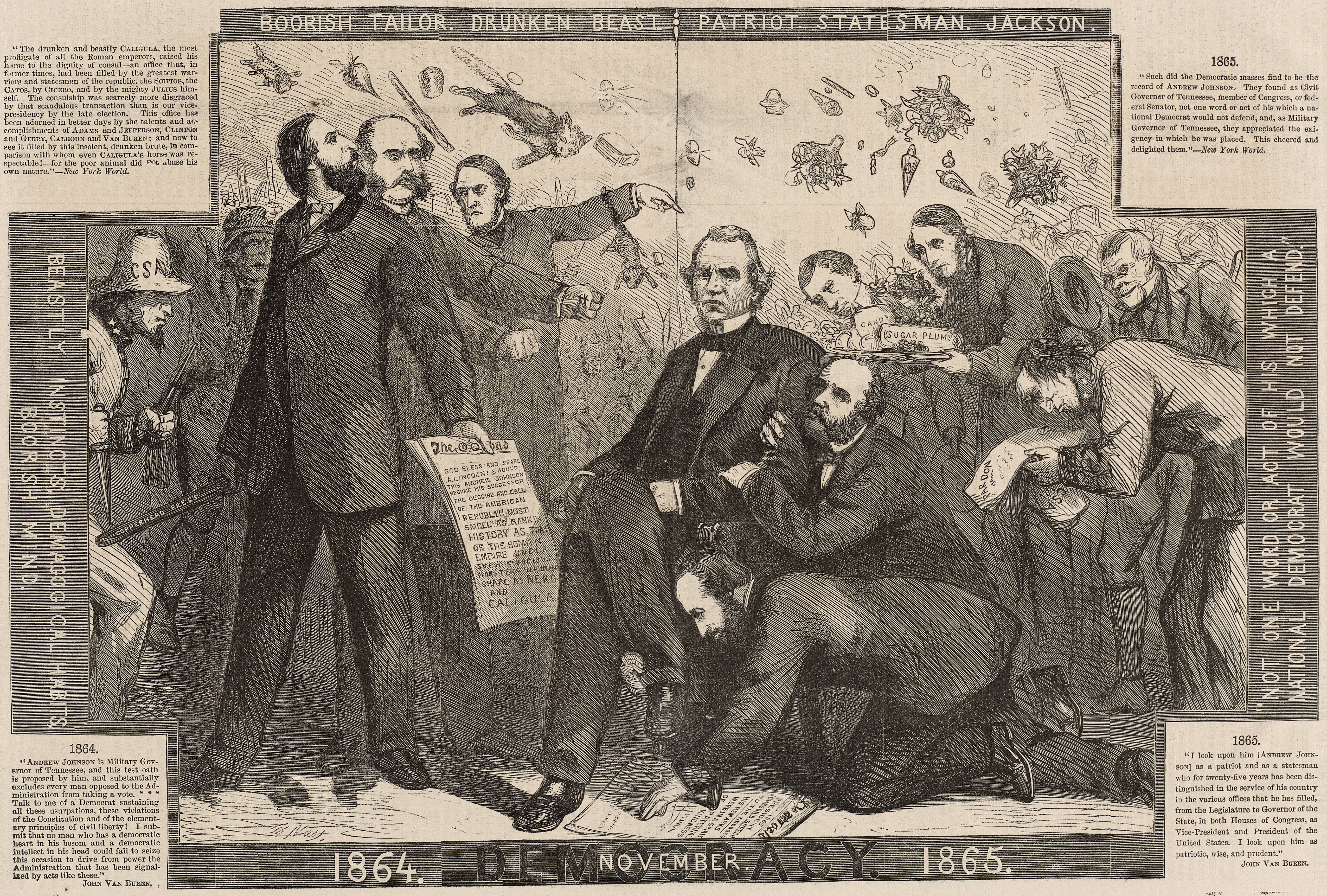 Democracy, Nast, Thomas, Harper's Weekly, 11 November