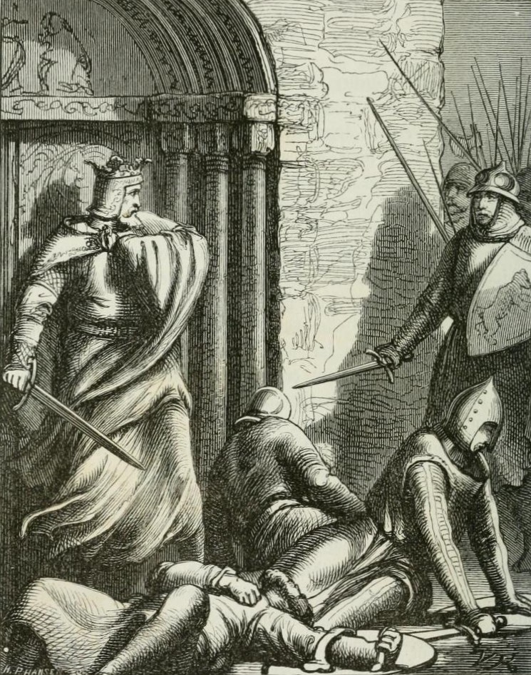 The Murder of King Eric IX (Saint Eric) at the Church Door