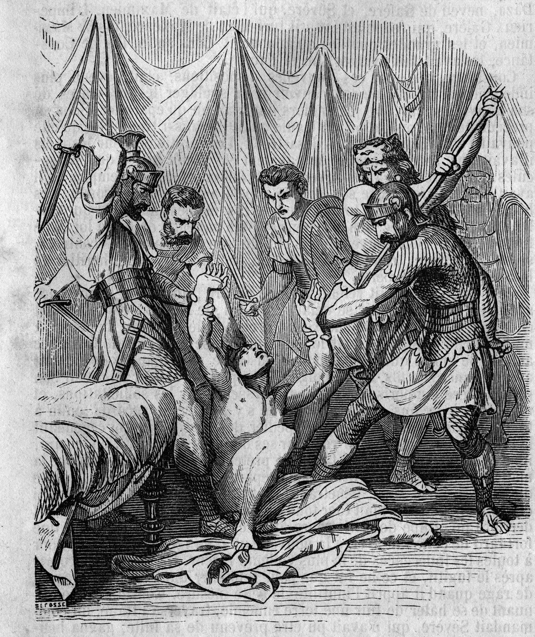 Marcus Hordeonius Flaccus Roman senator massacred by his own soldiers