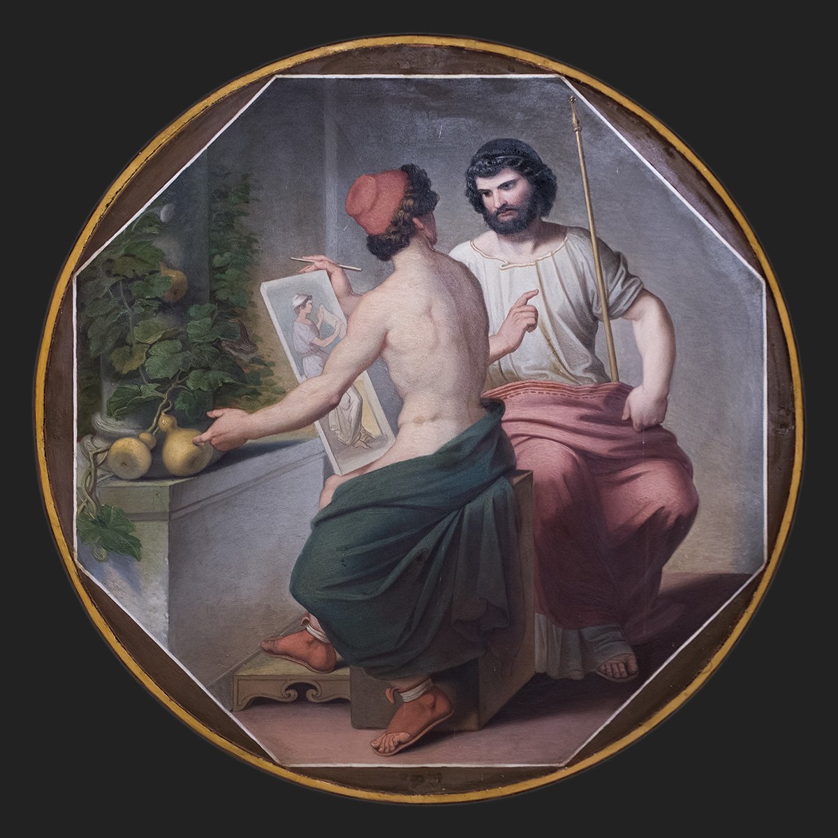 Roman Emperor Hadrian and Apollodorus of Damascus