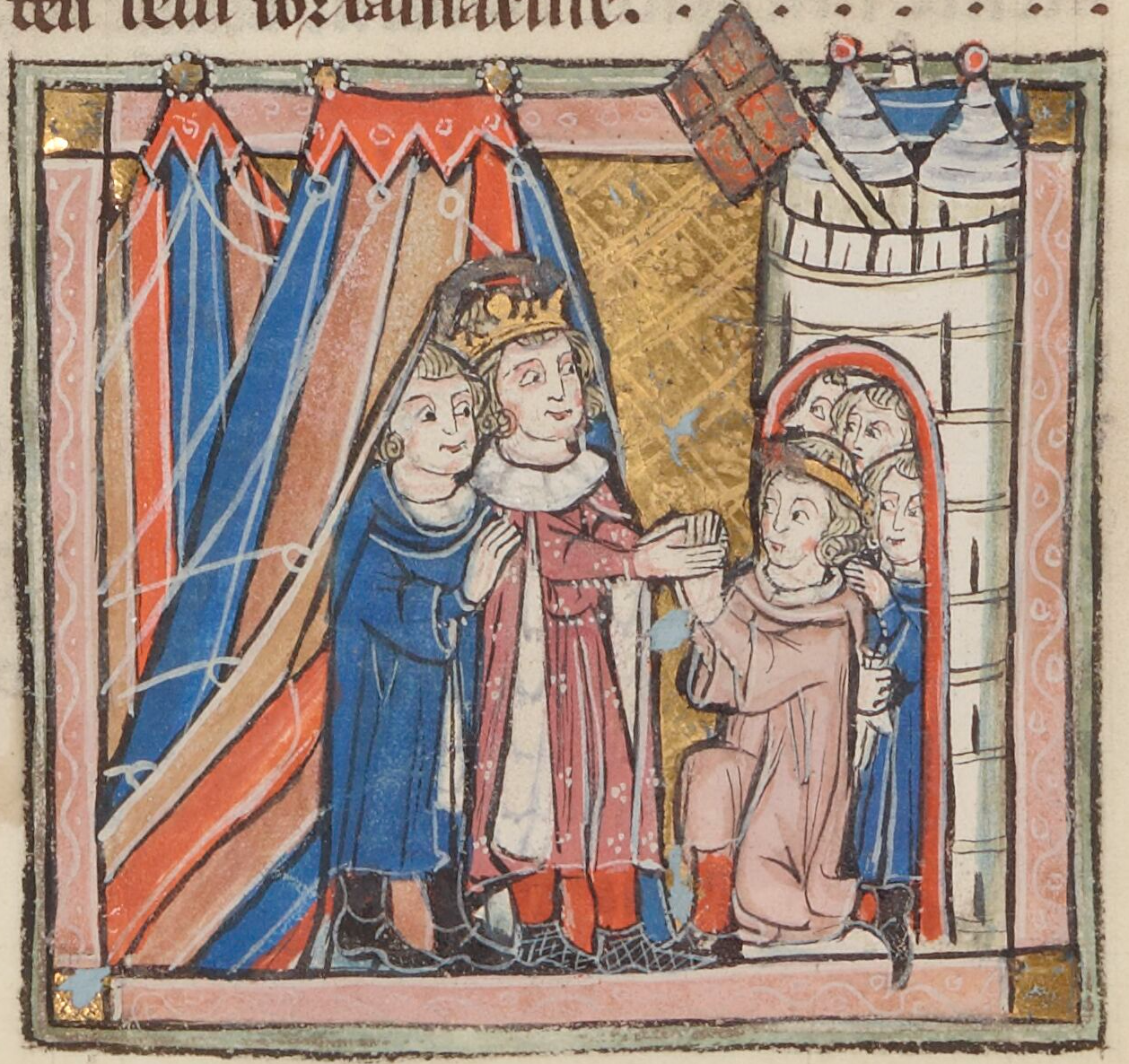 John II Komnenos arriving at Antioch