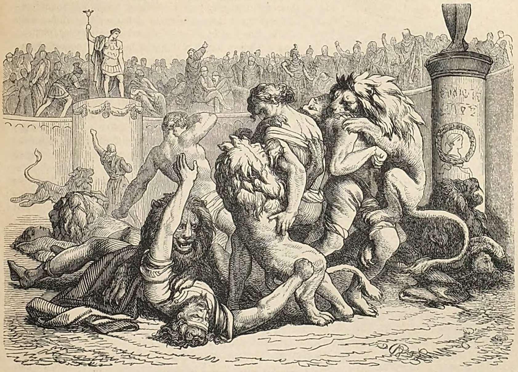 Warriors of Chrok executed by Constantinus the Great