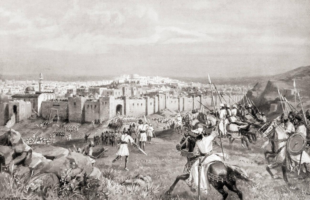 The capture of Jerusalem by Shahrbaraz