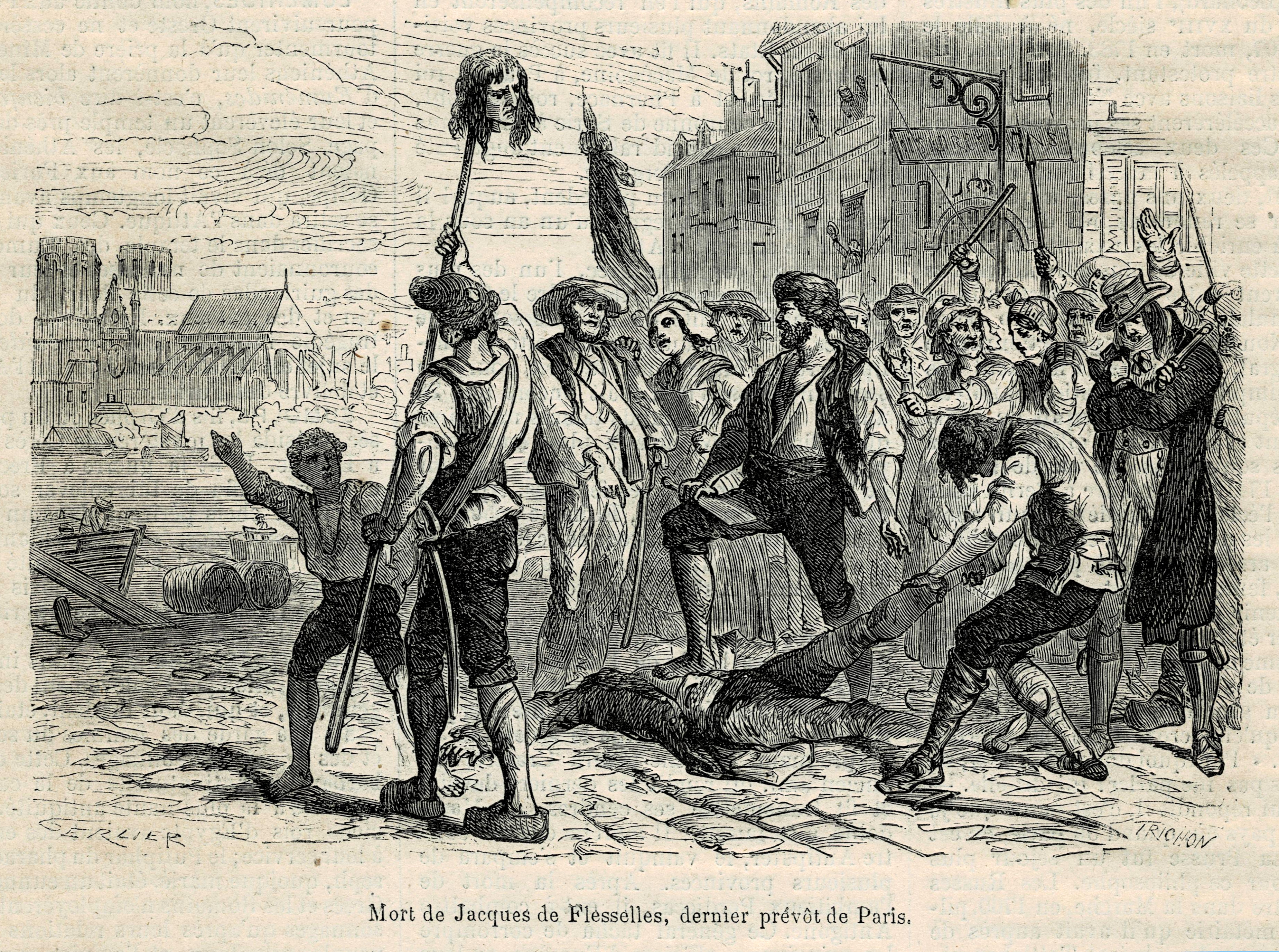 Death of Jacques de Flesselles, last Provost of Paris