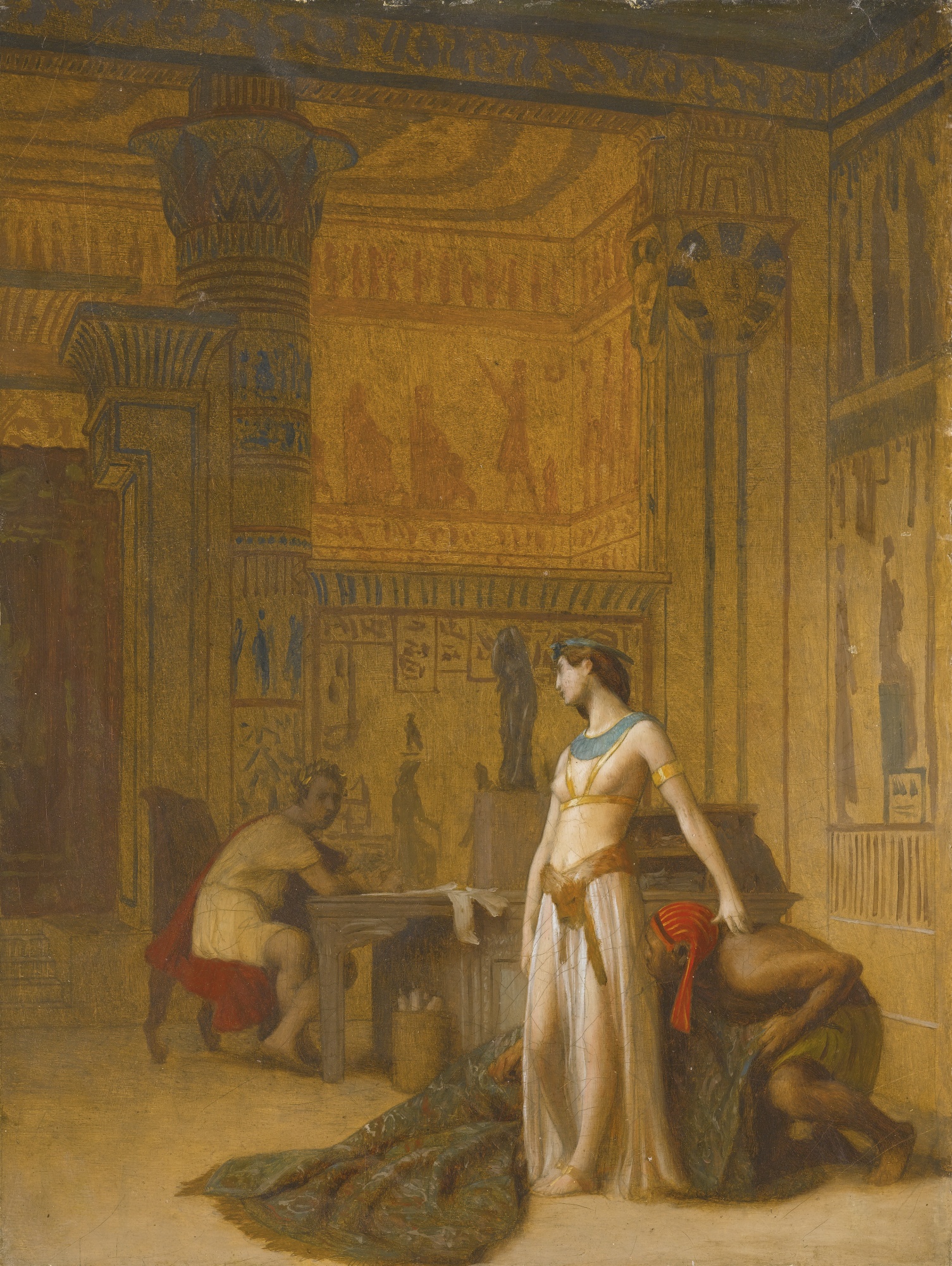 Cleopatra and Caesar alternate