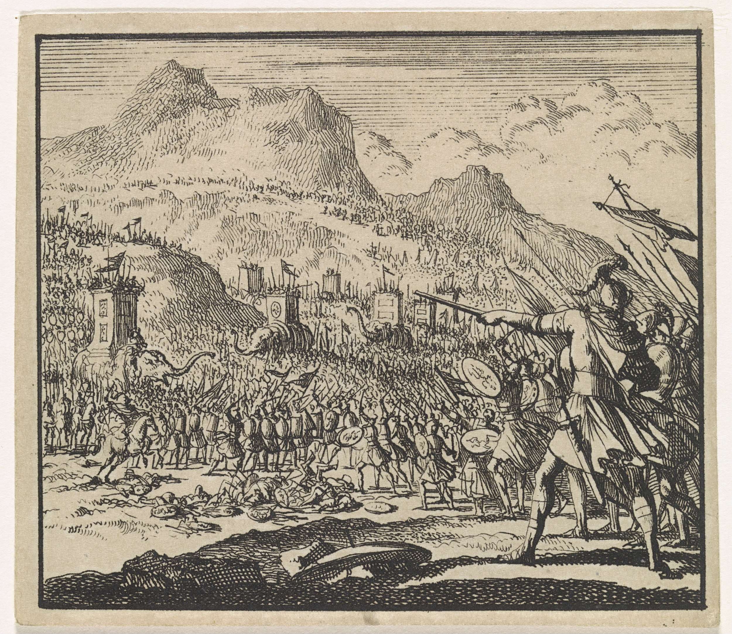 Judas Maccabaeus fights the army of Antiochus Eupator