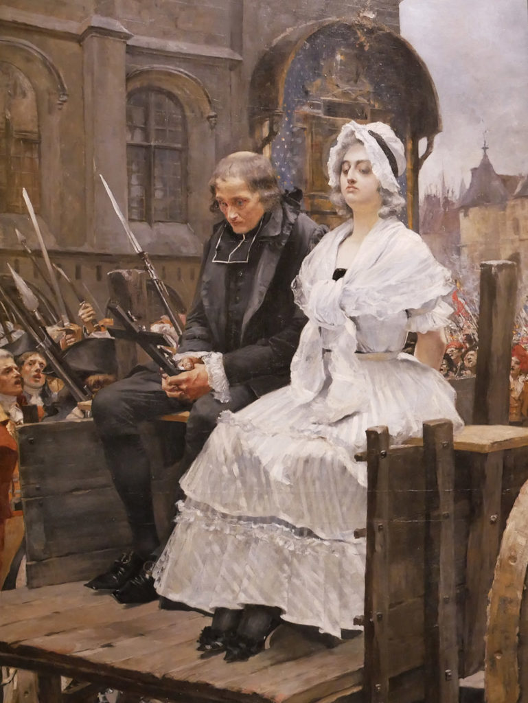Marie Antoinette going to the scaffold by François Flameng