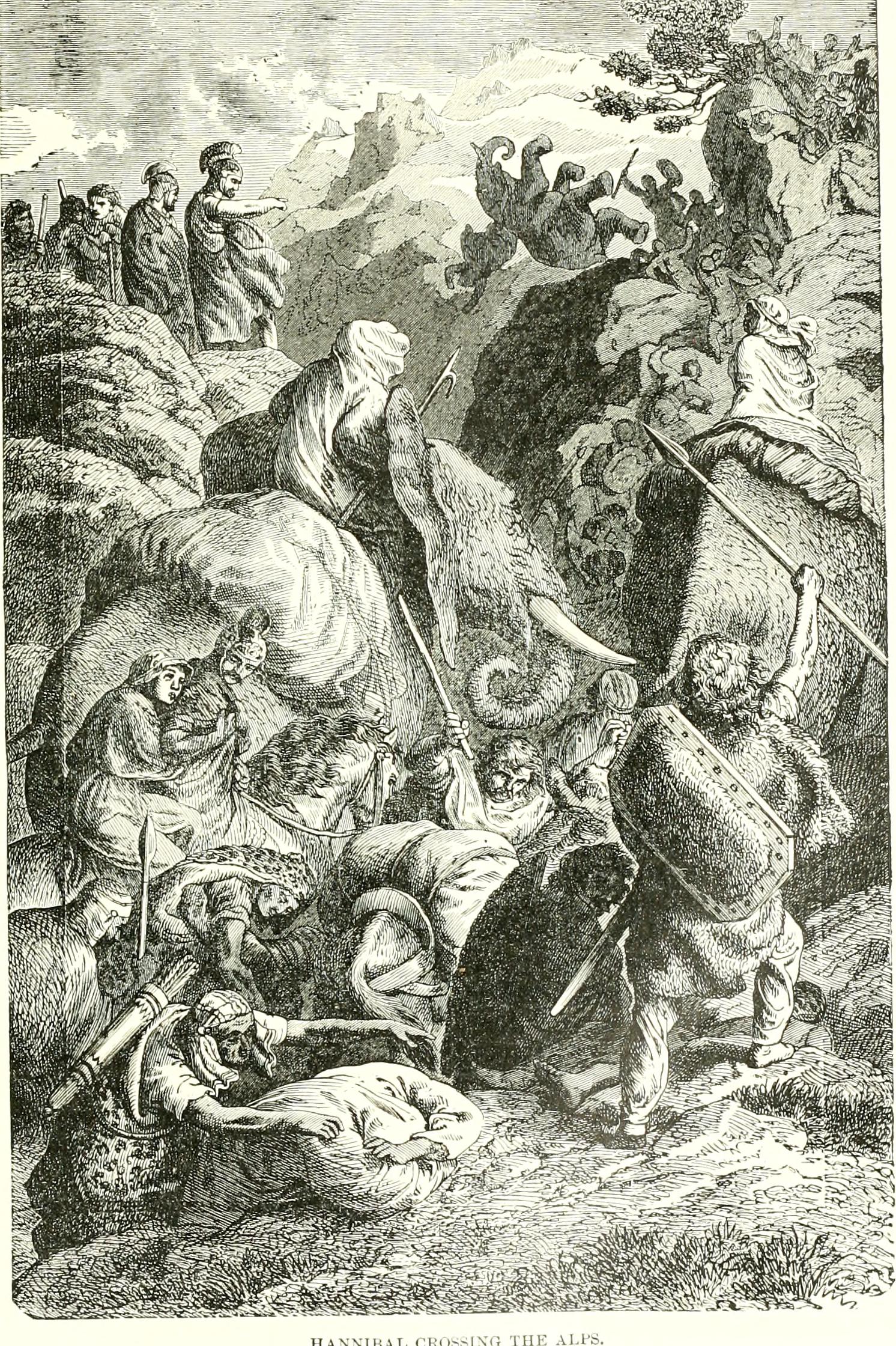 HANNIBAL CROSSING THE ALPS