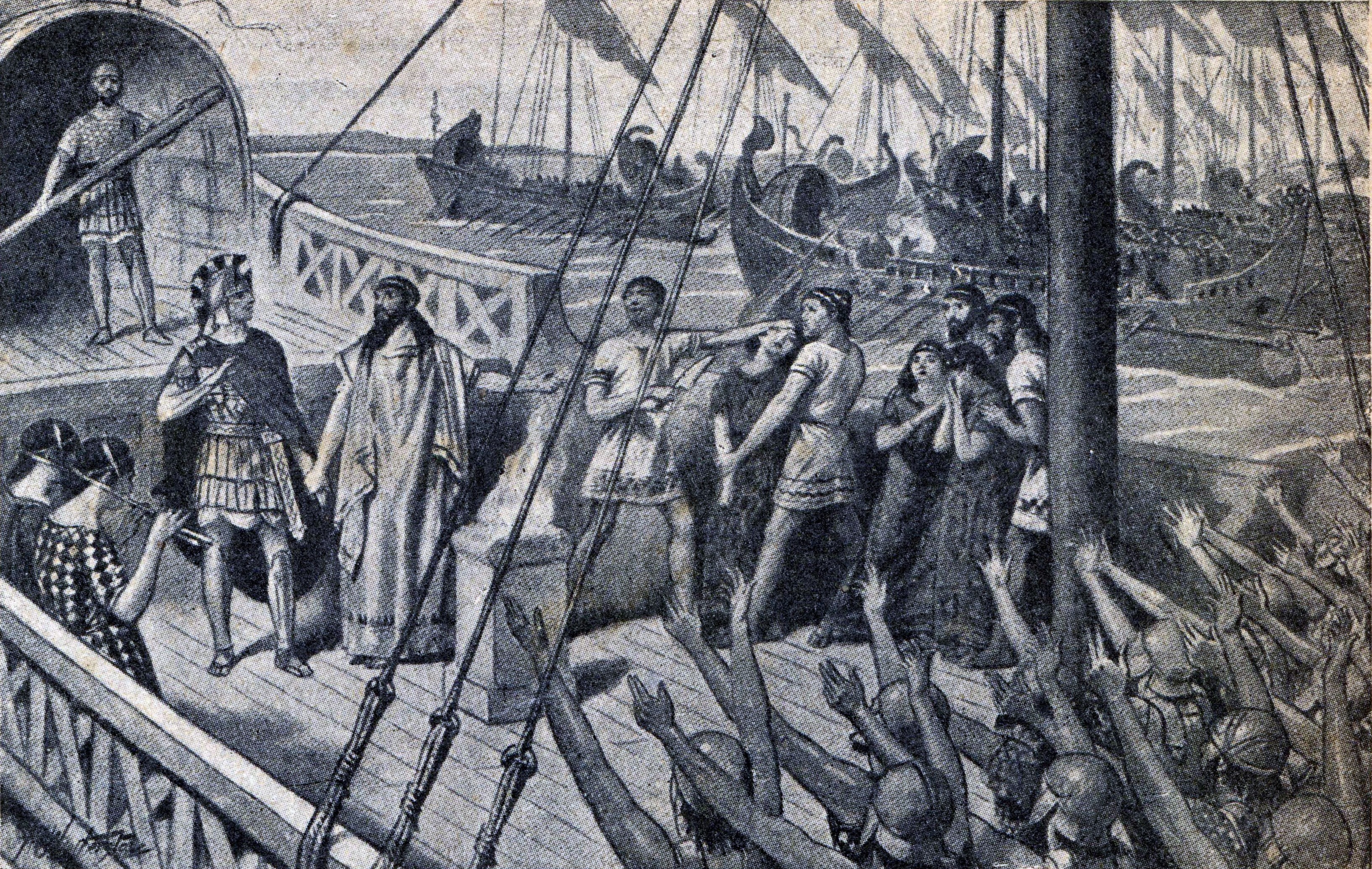 Themistocles and a Human Sacrifice before Battle of Salamis