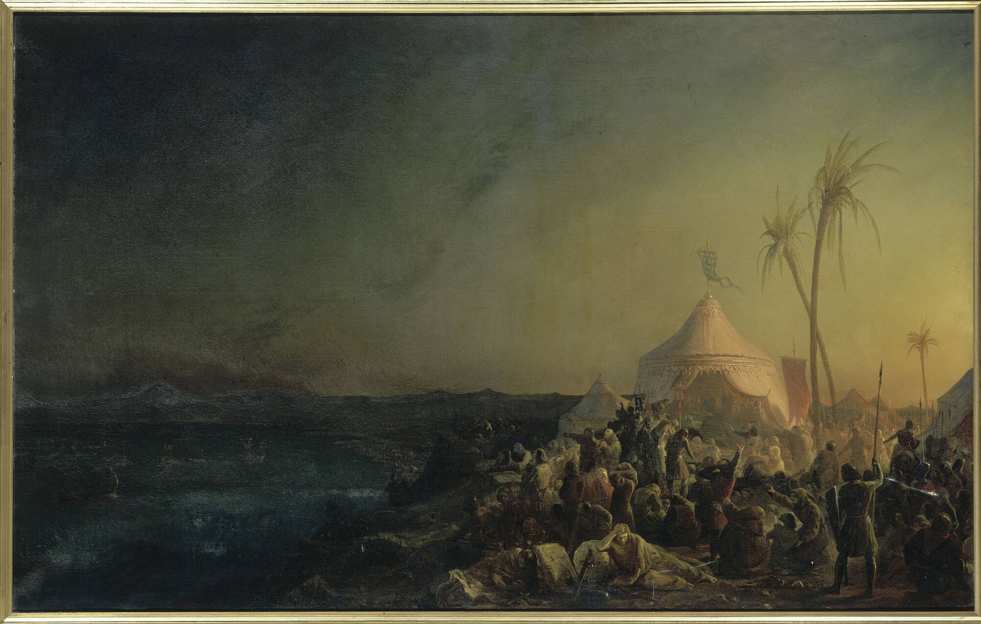 Death of Saint Louis before Tunis