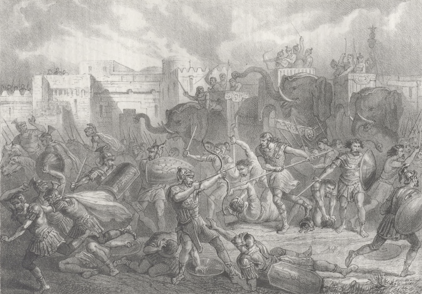 Escape of the Numantians, victorious battle over Quintus Fulvius Nobilior