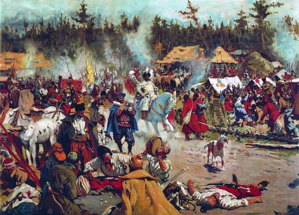 Time of Troubles. Moscow region. Impostor Dmitriy's Army