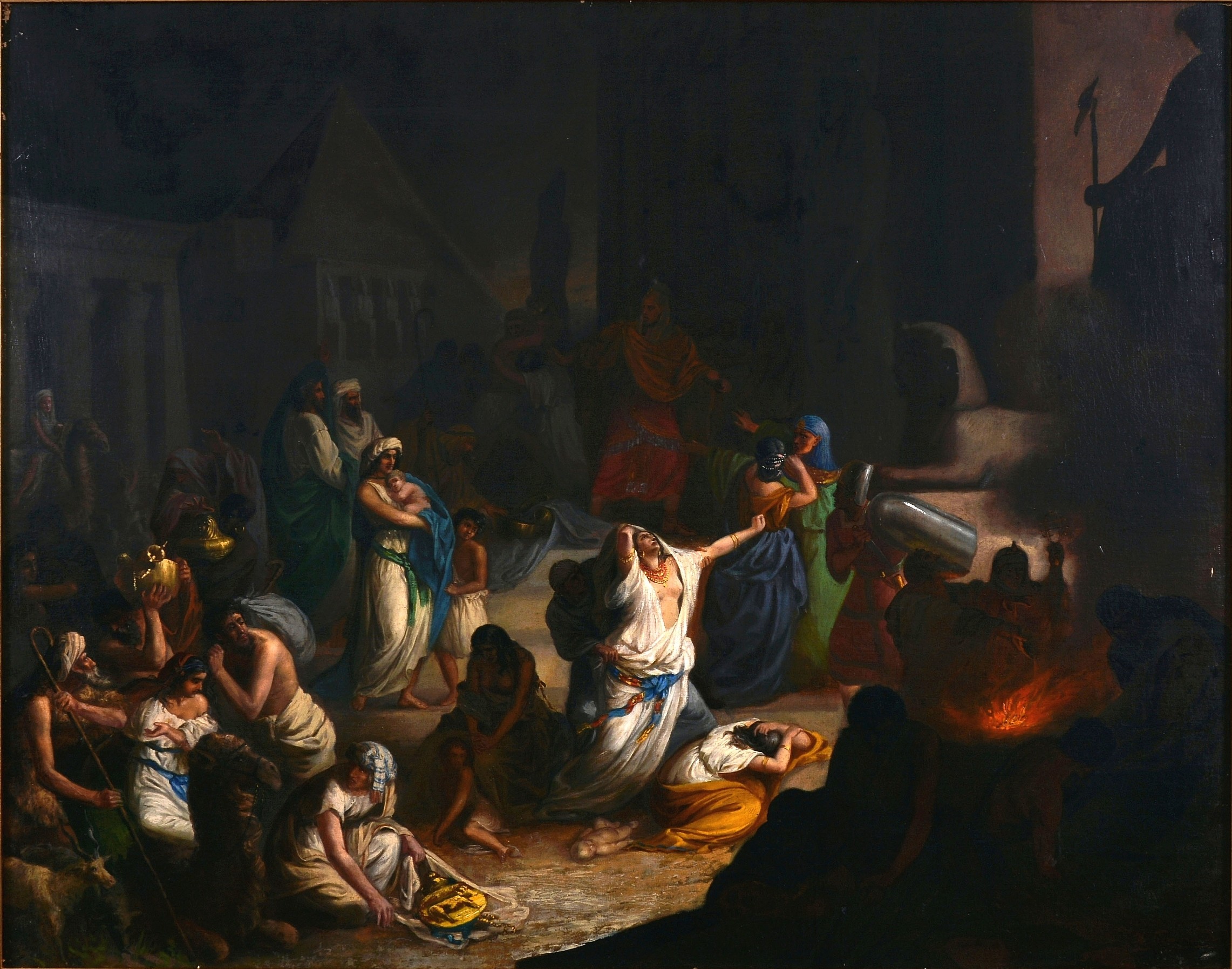 From the last plague of Egypt, The angel of death kills Pharaoh's firstborn son