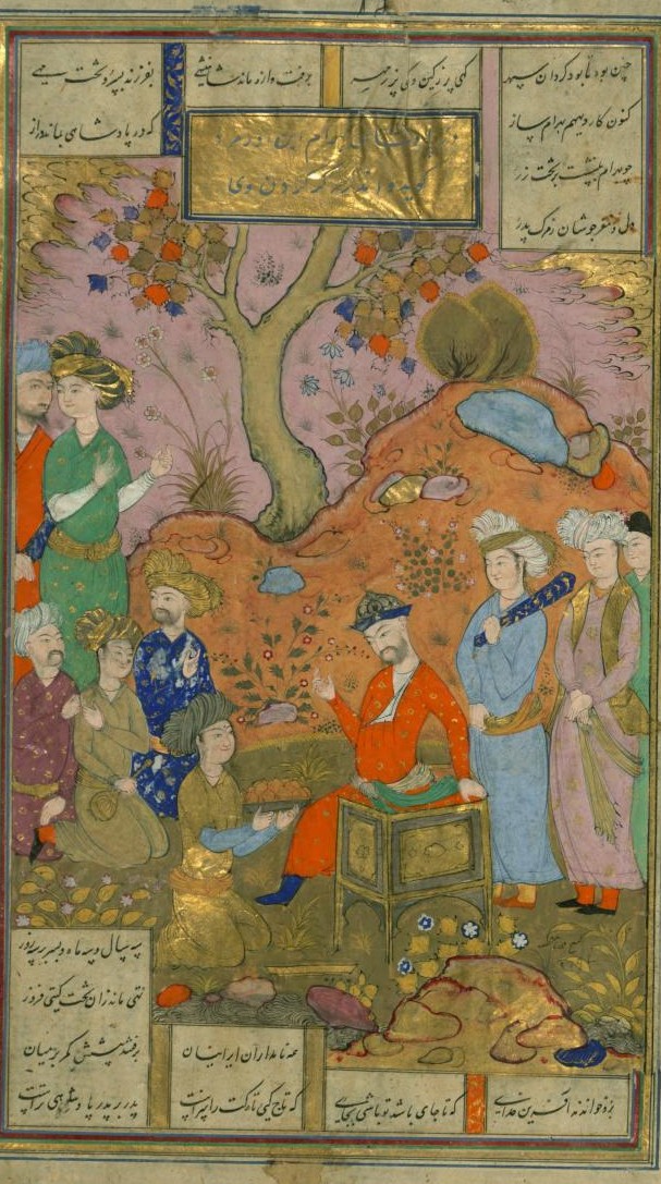 Bahram Bahramiyan Enthroned