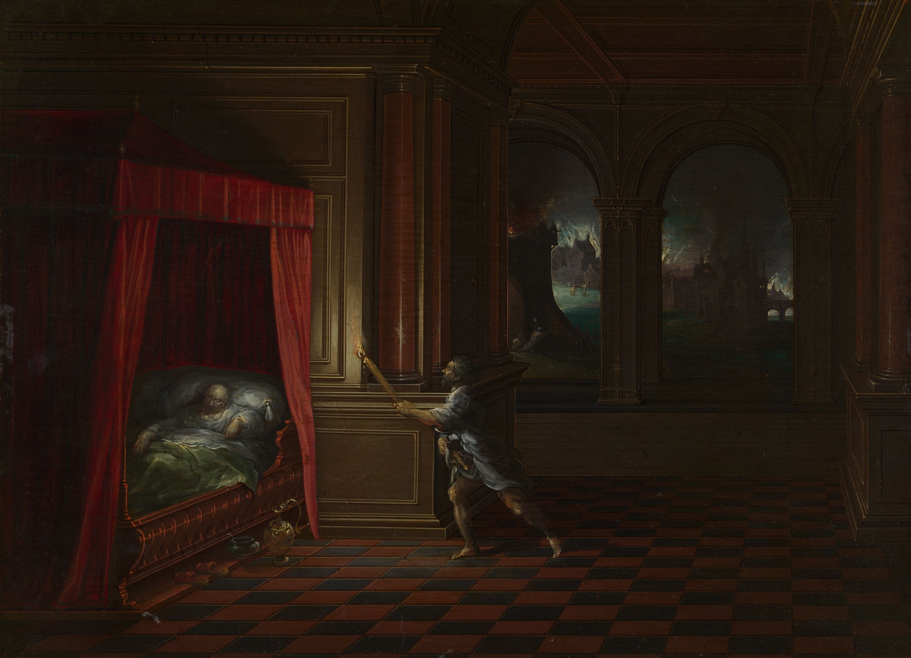 Aeneas Rescuing Anchises from Burning Troy