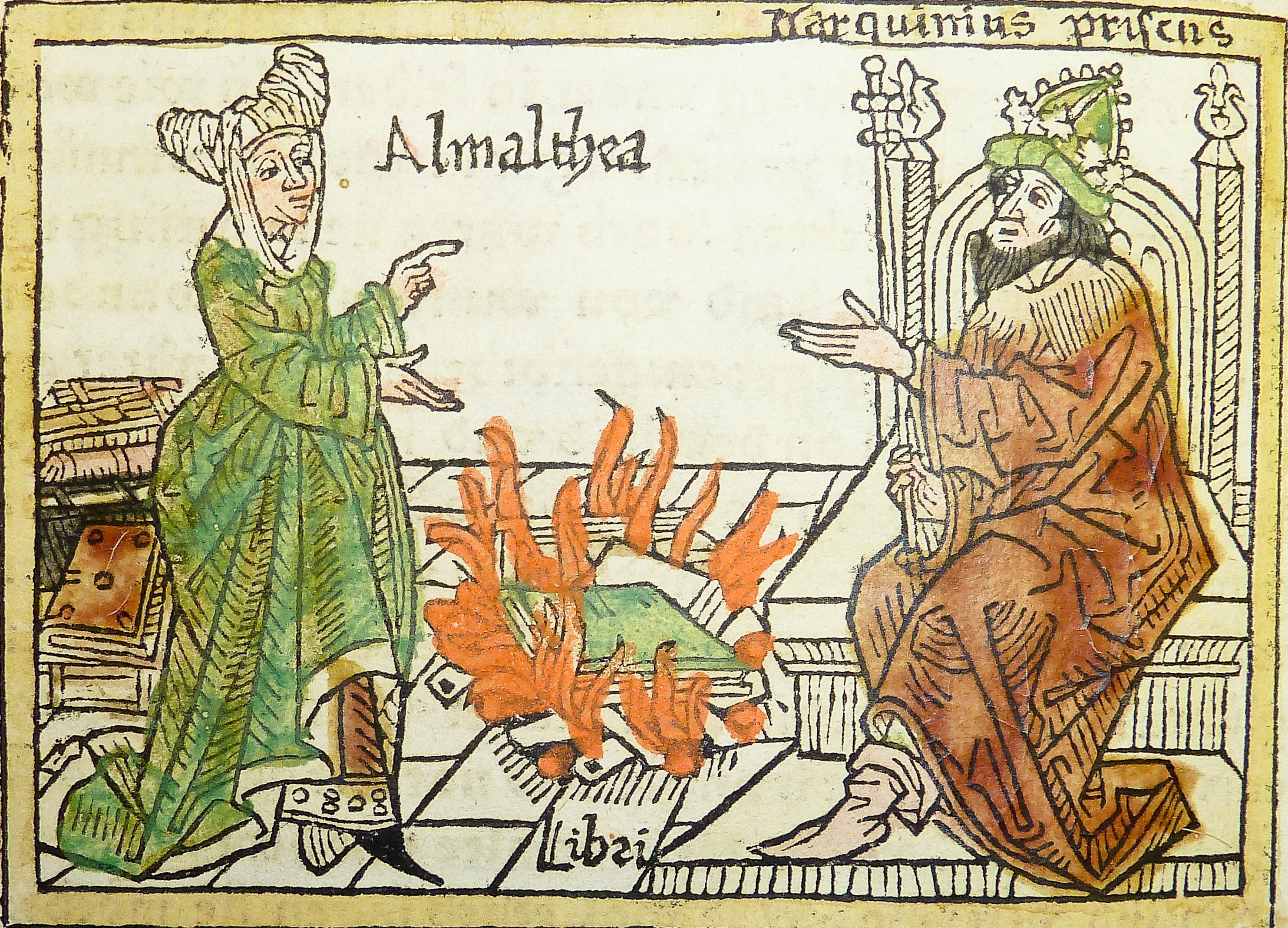 Amalthea (the Cumaean sibyl), Tarquinius Superbus and the Sibylline books