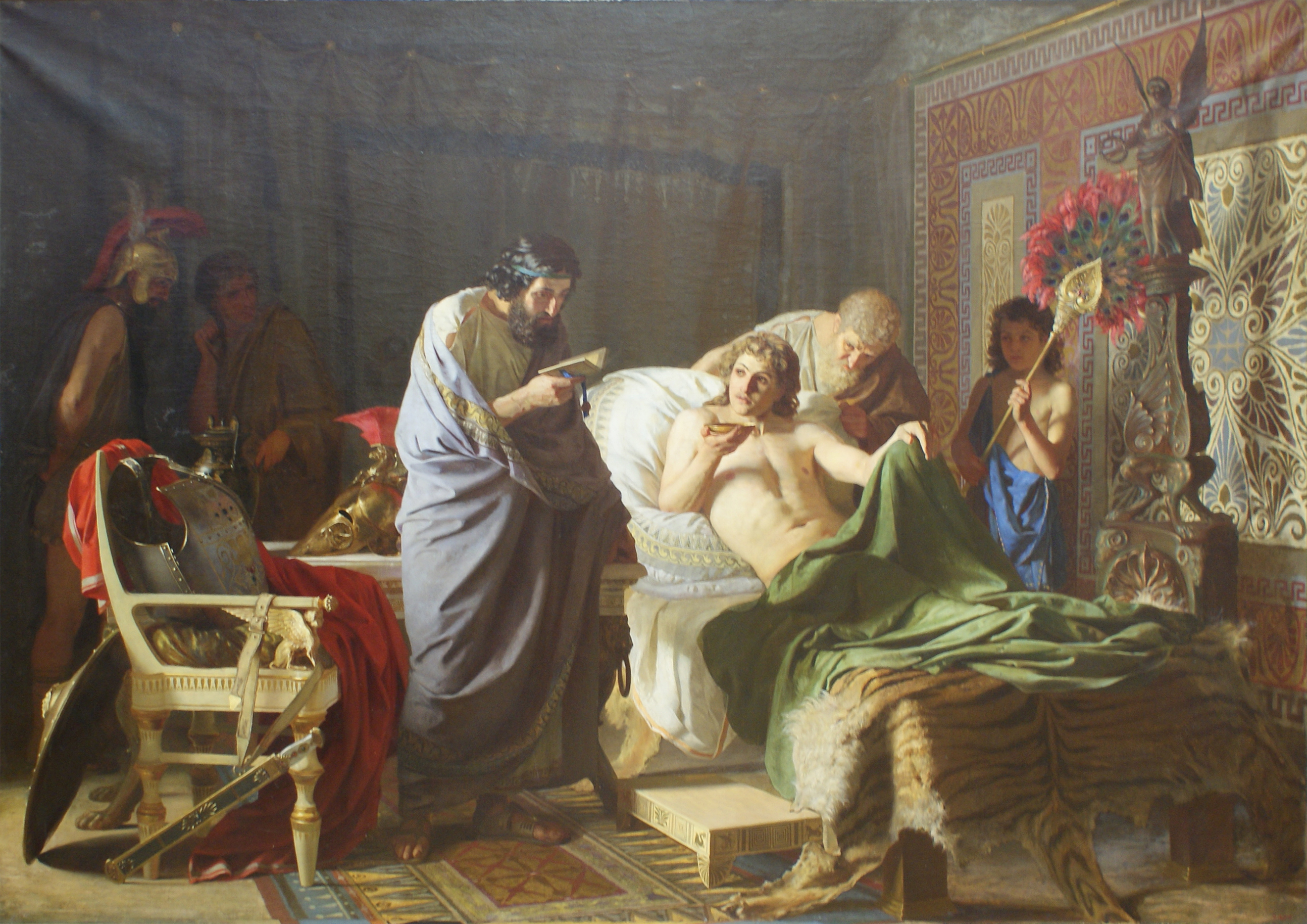 Confidence of Alexander the Great to Doctor Philip