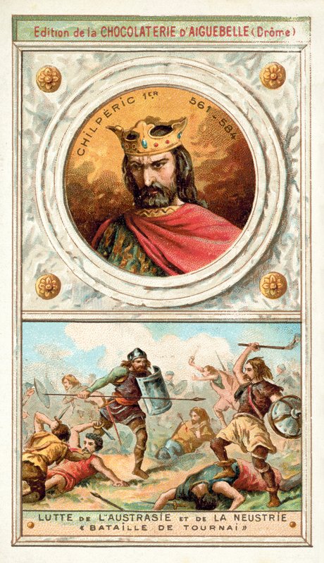 Chilperic I at the Battle of Tournai, 6th Century