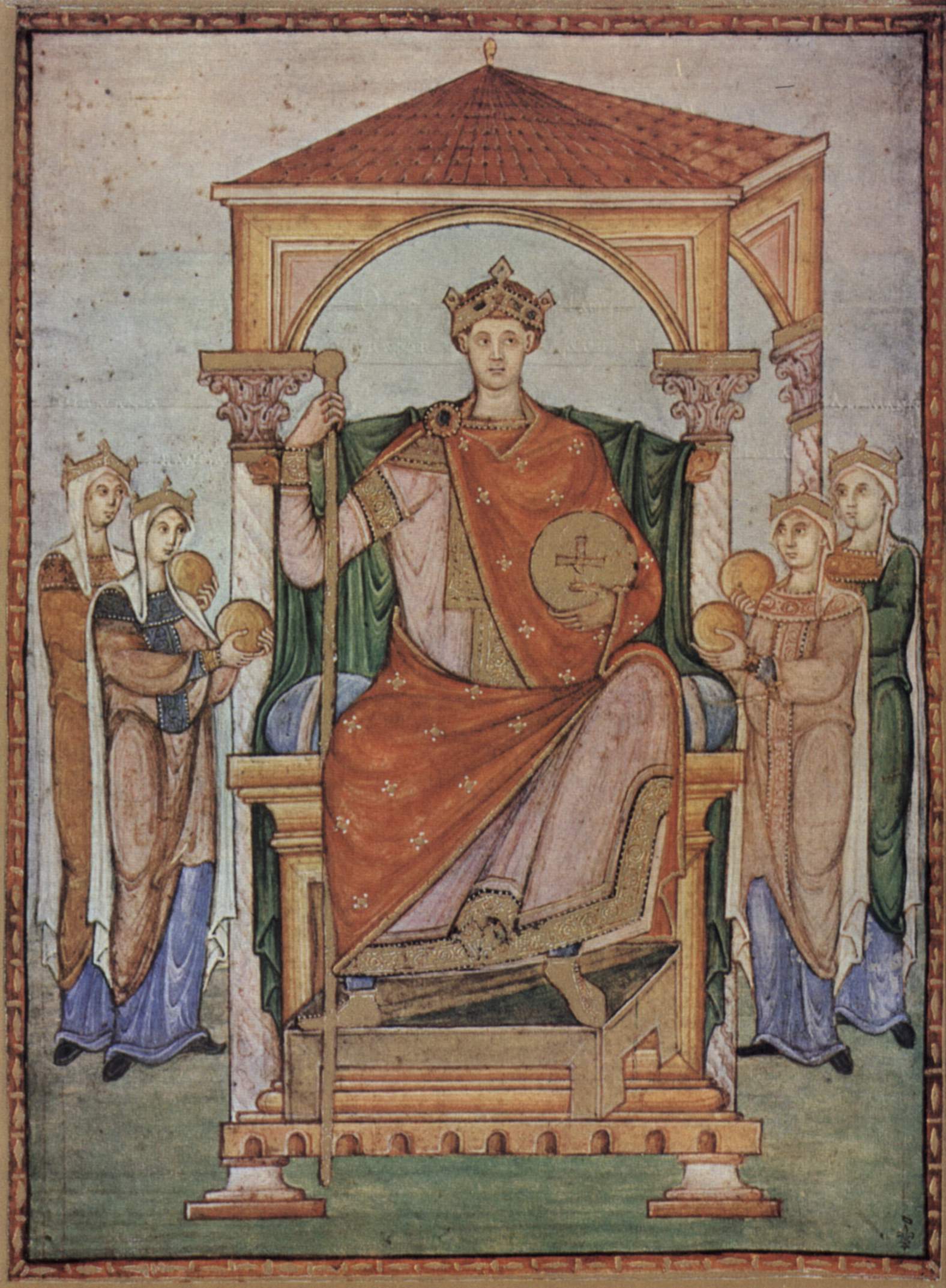Portrait of Emperor Otto II