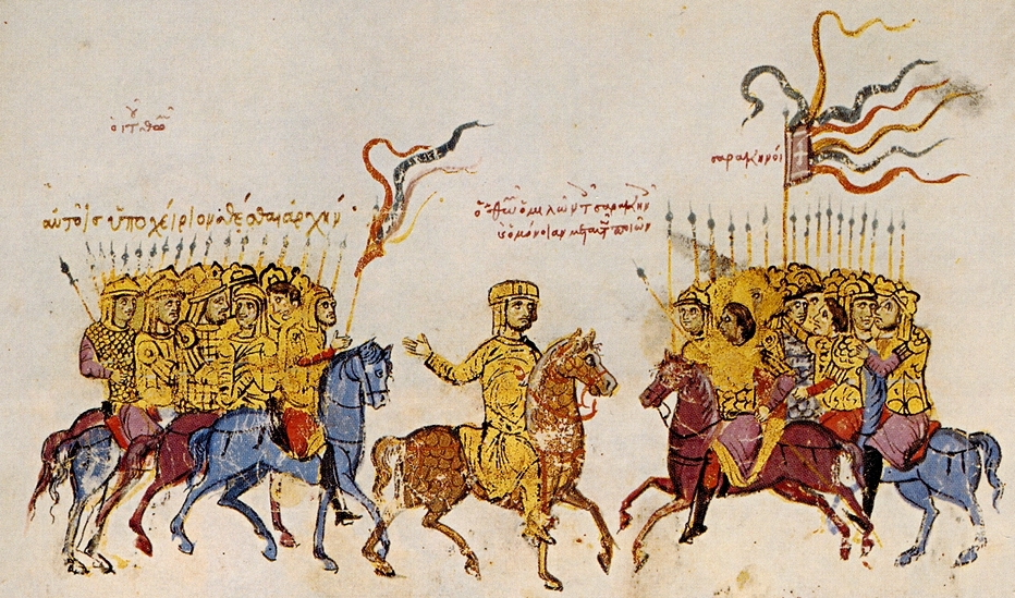 Thomas the Slav negotiates with the Arabs during his revolt against Michael II the Amorian