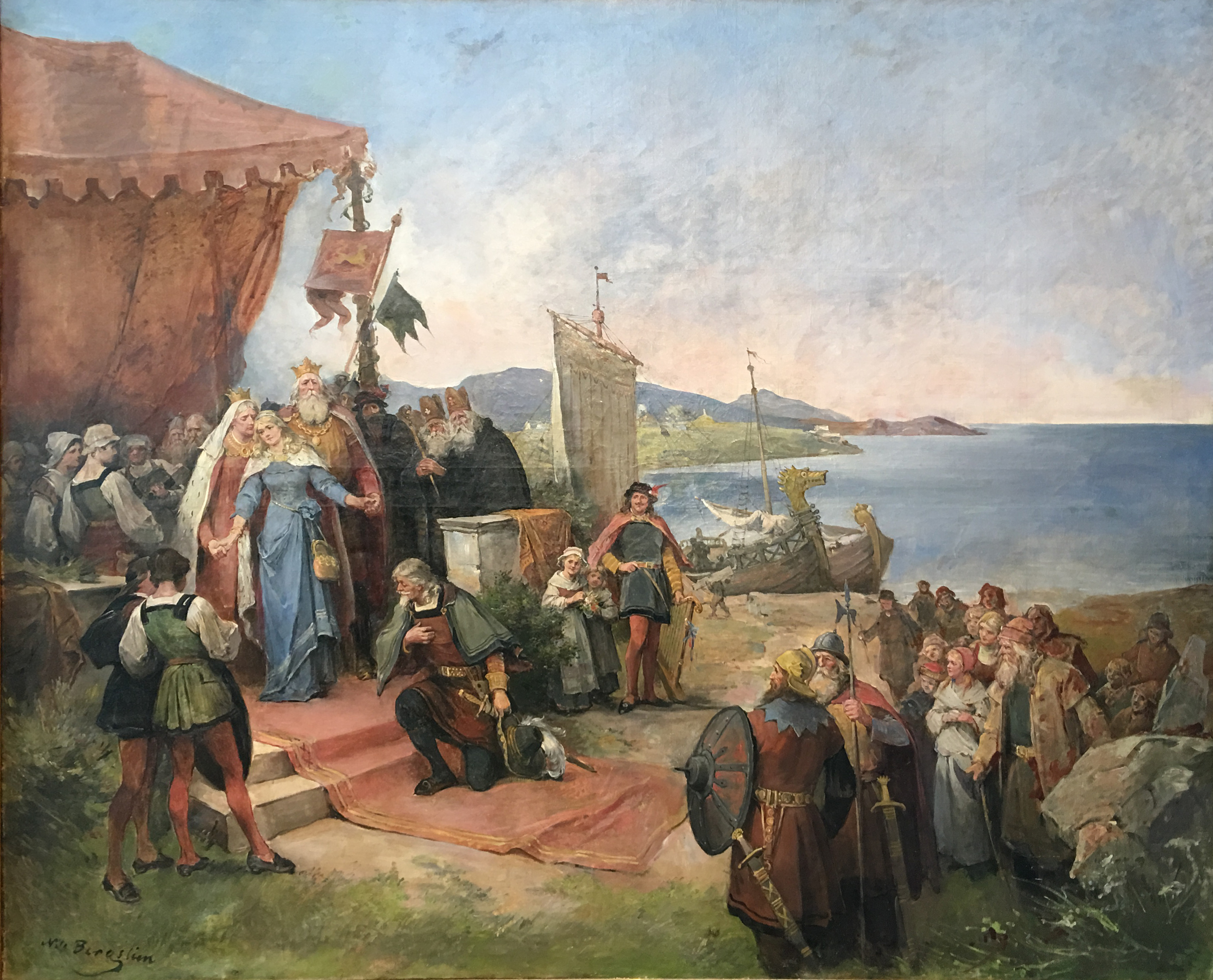 Christina of Norway Departs for Spain