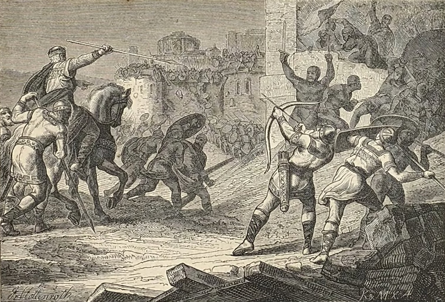 Siege of Rome by Arnulf of Carinthia